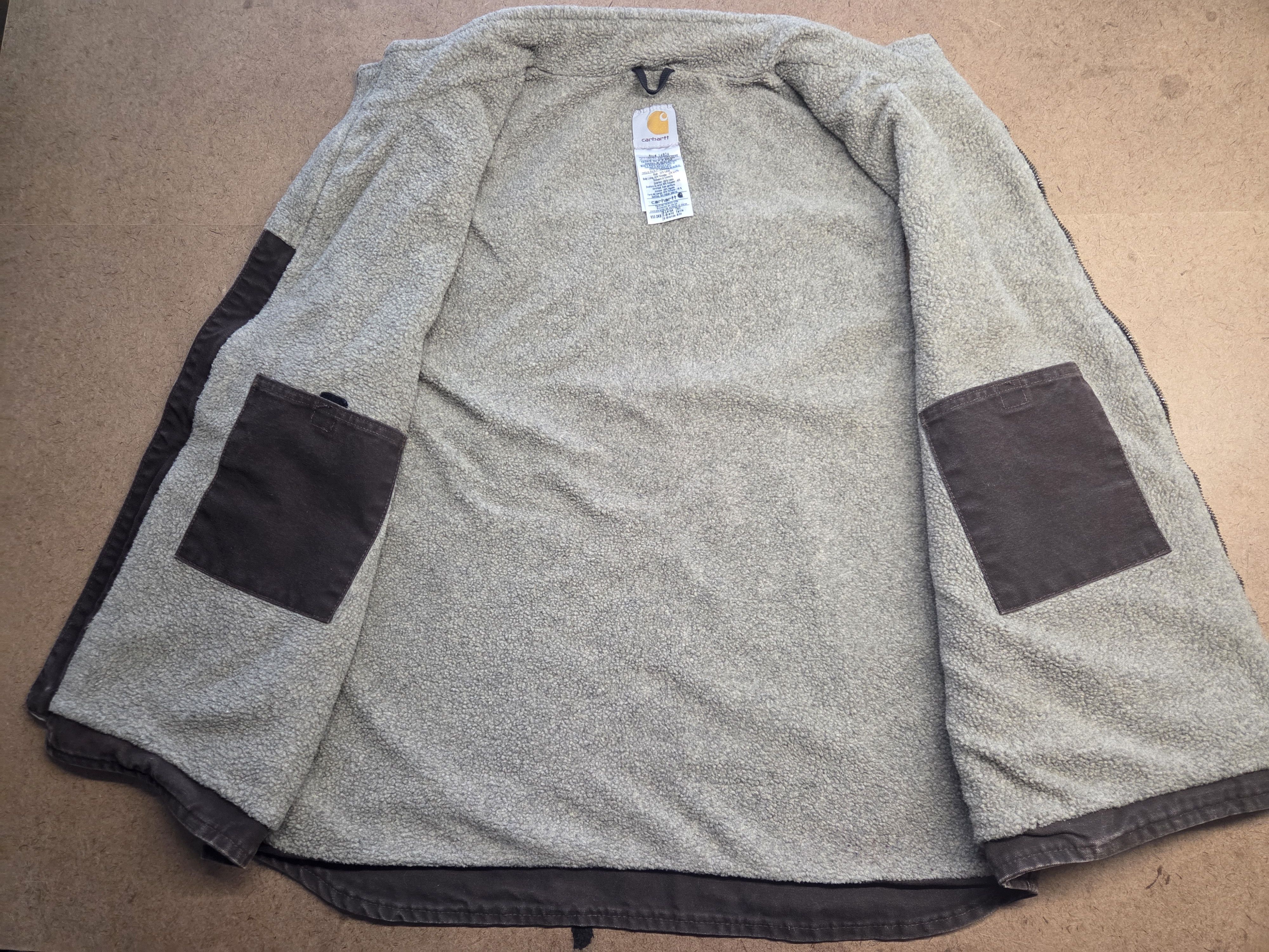 Carhartt Carhartt V33 Sherpa Lined Vest in Brown XL Tall Size US XL / EU 56 / 4 - 6 Thumbnail