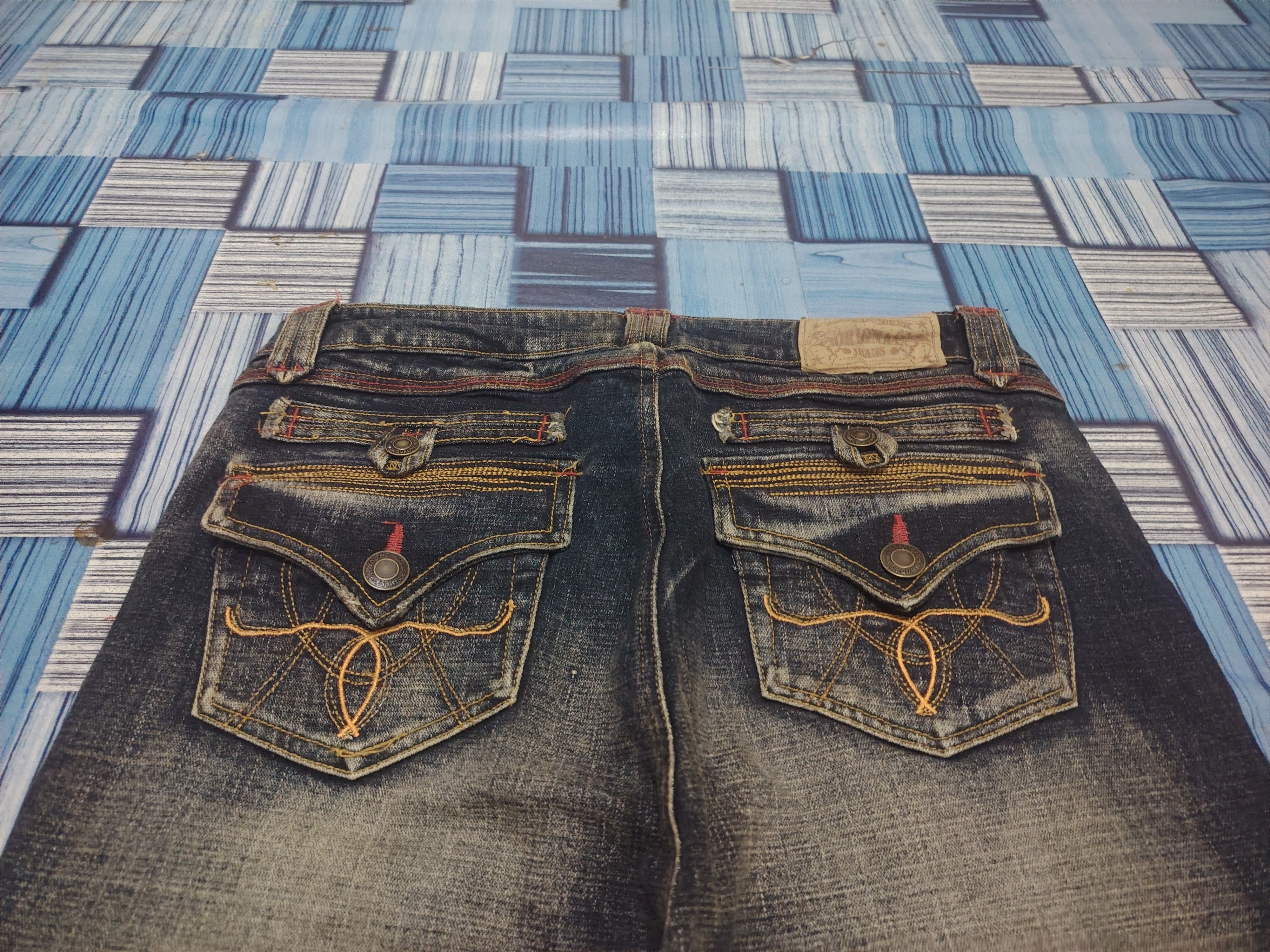 Tornado Mart Japanese The Vintage Standaed Flare Jeans Size US 33 - 15 Thumbnail