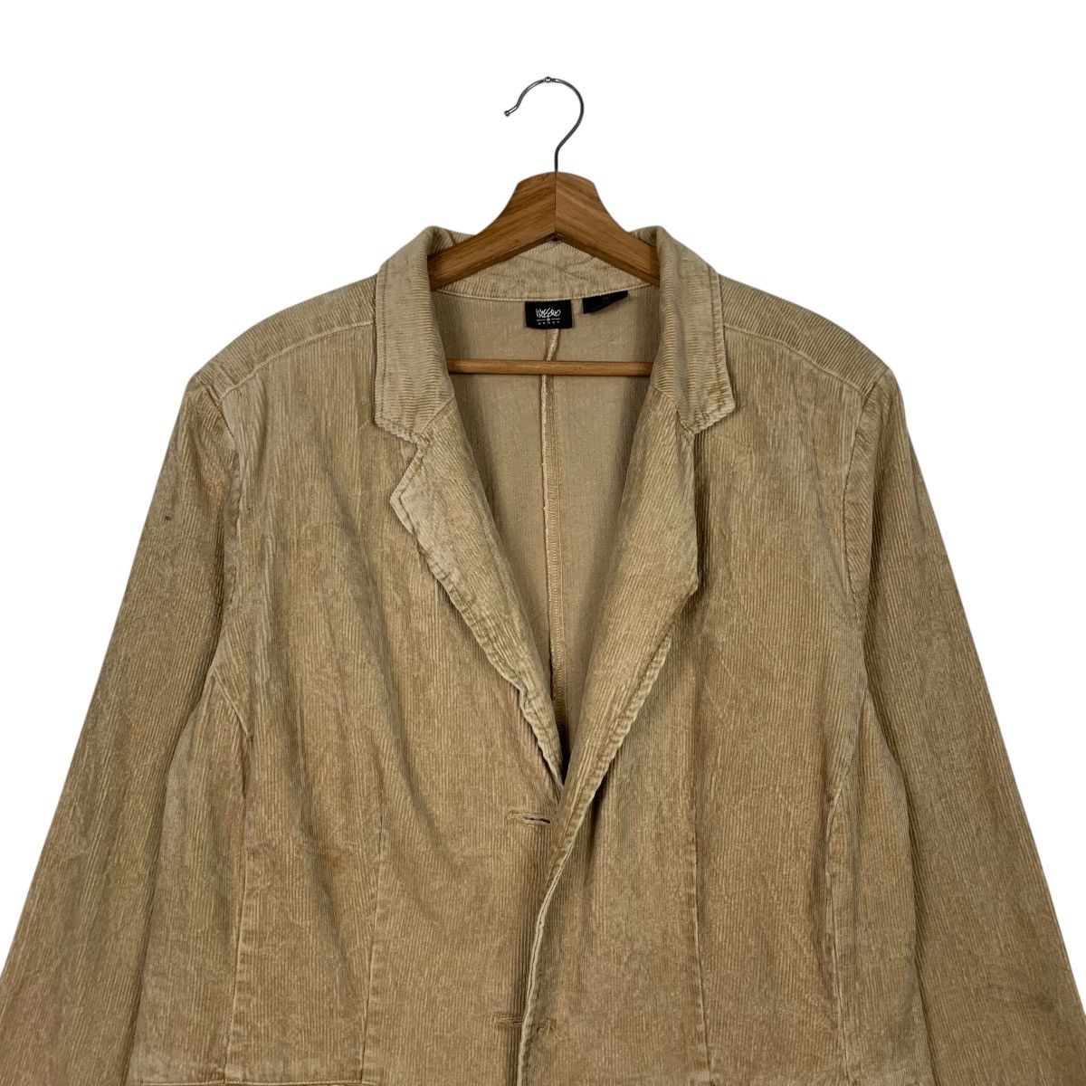 Japanese Brand MASSIMO Woman Corduroy Casual Jacket #2160-C95 Size XL / US 12-14 / IT 48-50 - 2 Thumbnail