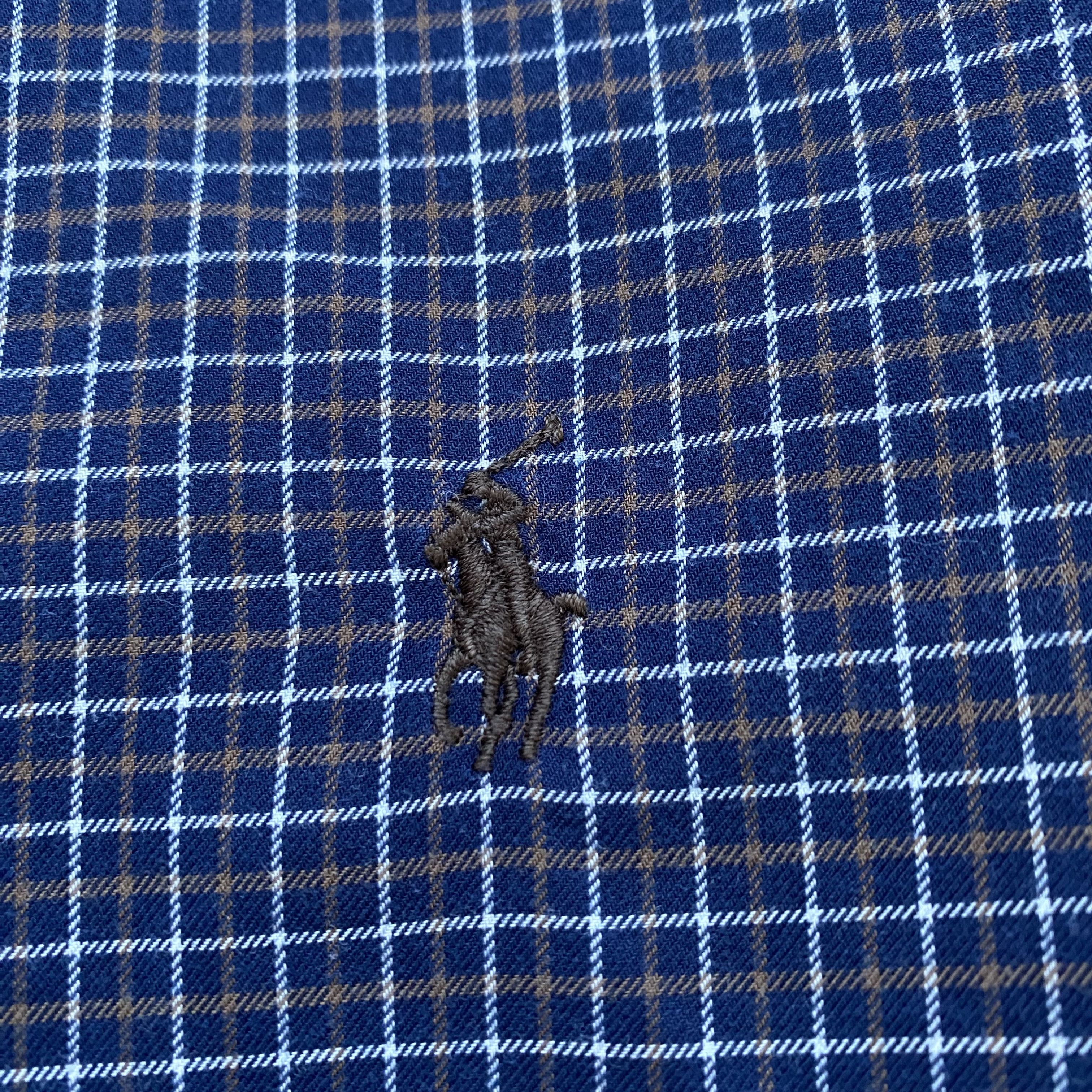 Polo Ralph Lauren 🔥 90s Vintage POLO RALPH LAUREN Shirt Travis Style Plaid Size US M / EU 48-50 / 2 - 5 Thumbnail