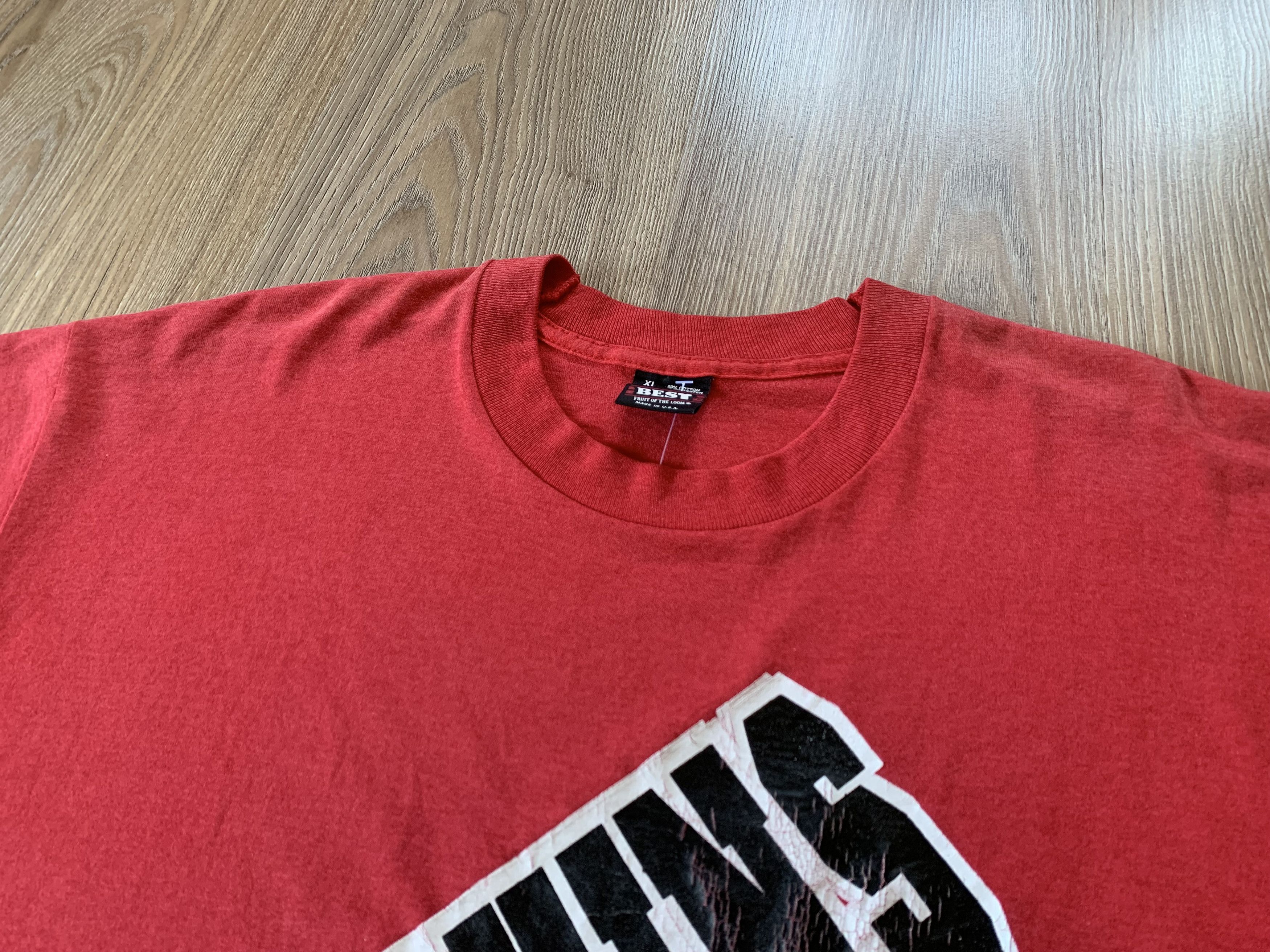 Fruit Of The Loom × Vintage Youngstown State Penguins Vintage Big Logo T-Shirt Size US XL / EU 56 / 4 - 4 Thumbnail