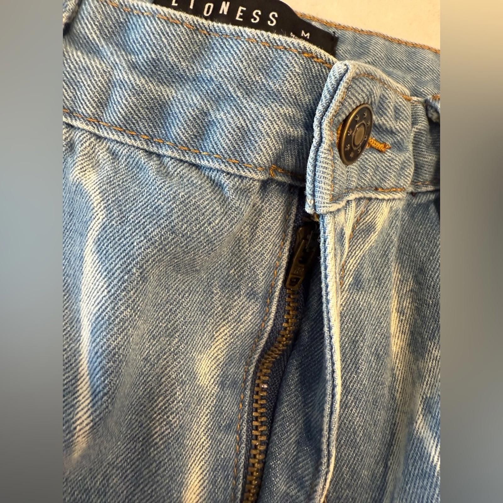 Lioness Lioness boho retro 80’s Y2K zebra striped cotton jeans Med Size 32" / US 10 / IT 46 - 4 Thumbnail