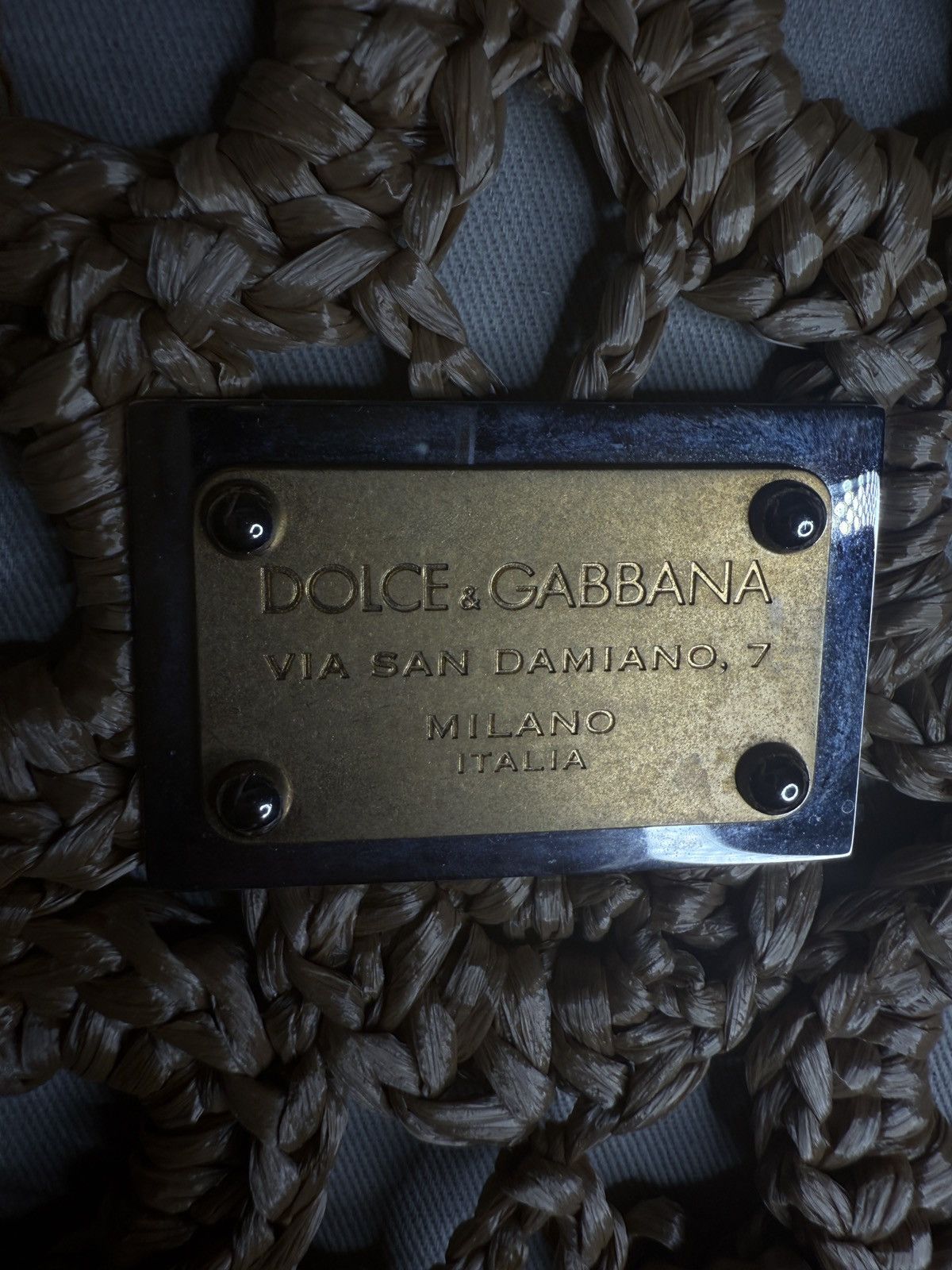Dolce & Gabbana Dolce & Gabbana Crochet Raffia Miss Sicily Bag Size ONE SIZE - 4 Thumbnail
