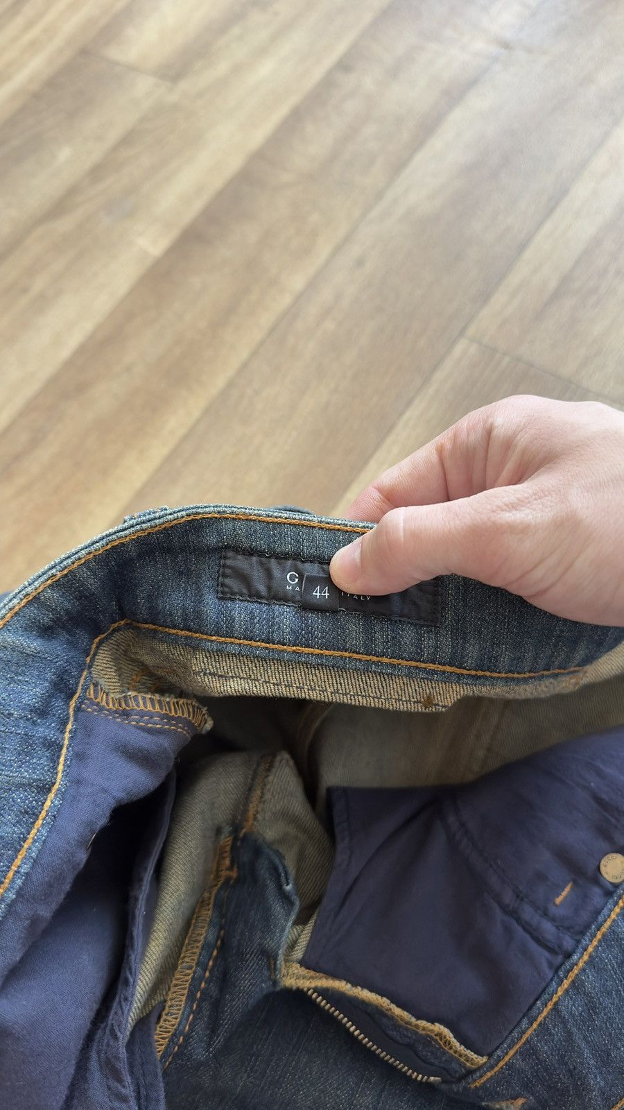 Gucci Gucci Archive Embroidered "G" Logo Denim Jeans Made in Italy Size 30" / US 8 / IT 44 - 25 Thumbnail