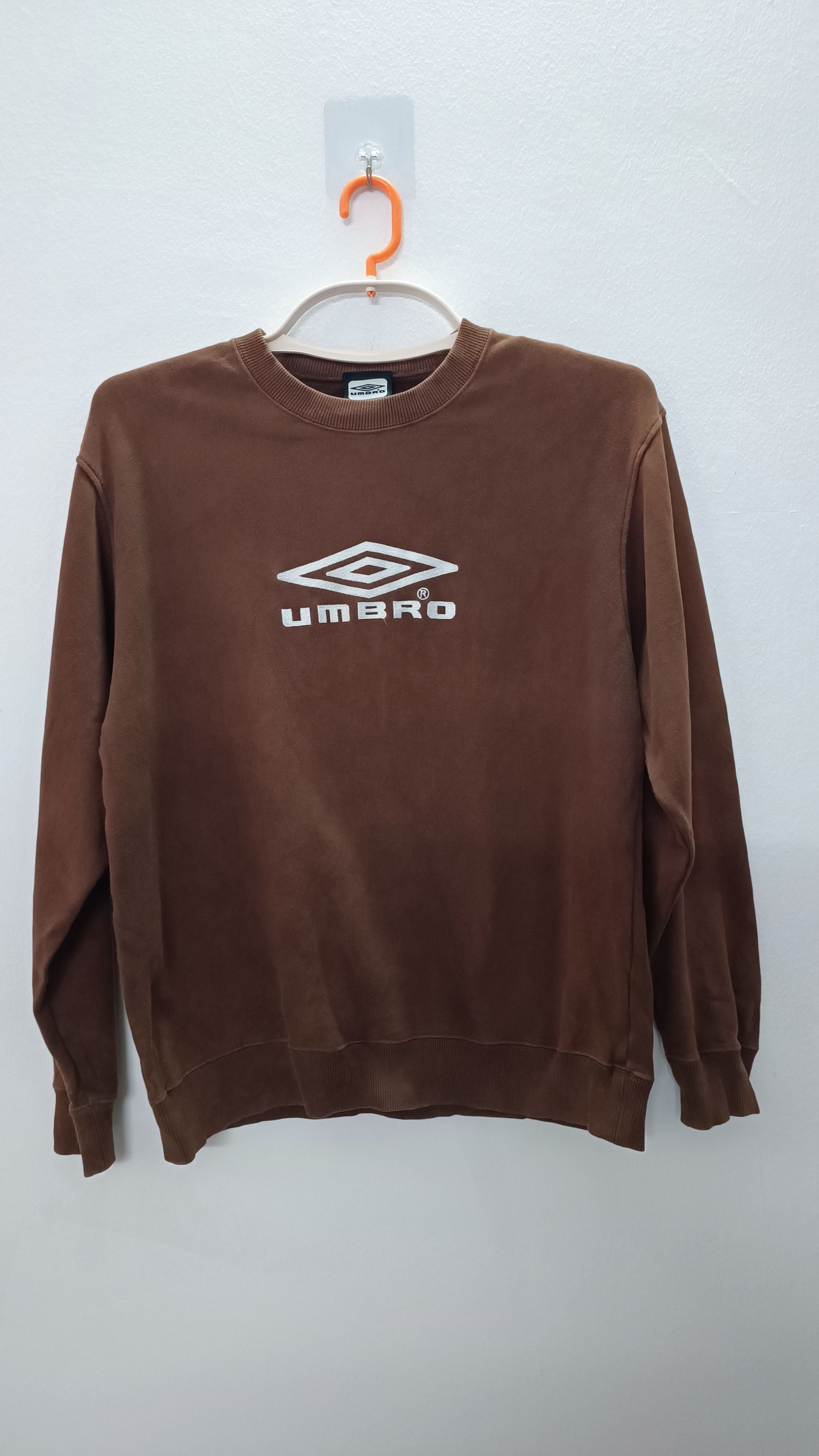 Umbro × Vintage Vintage Umbro Japan Brown Sweatshirts Size US L / EU 52-54 / 3 - 1 Thumbnail