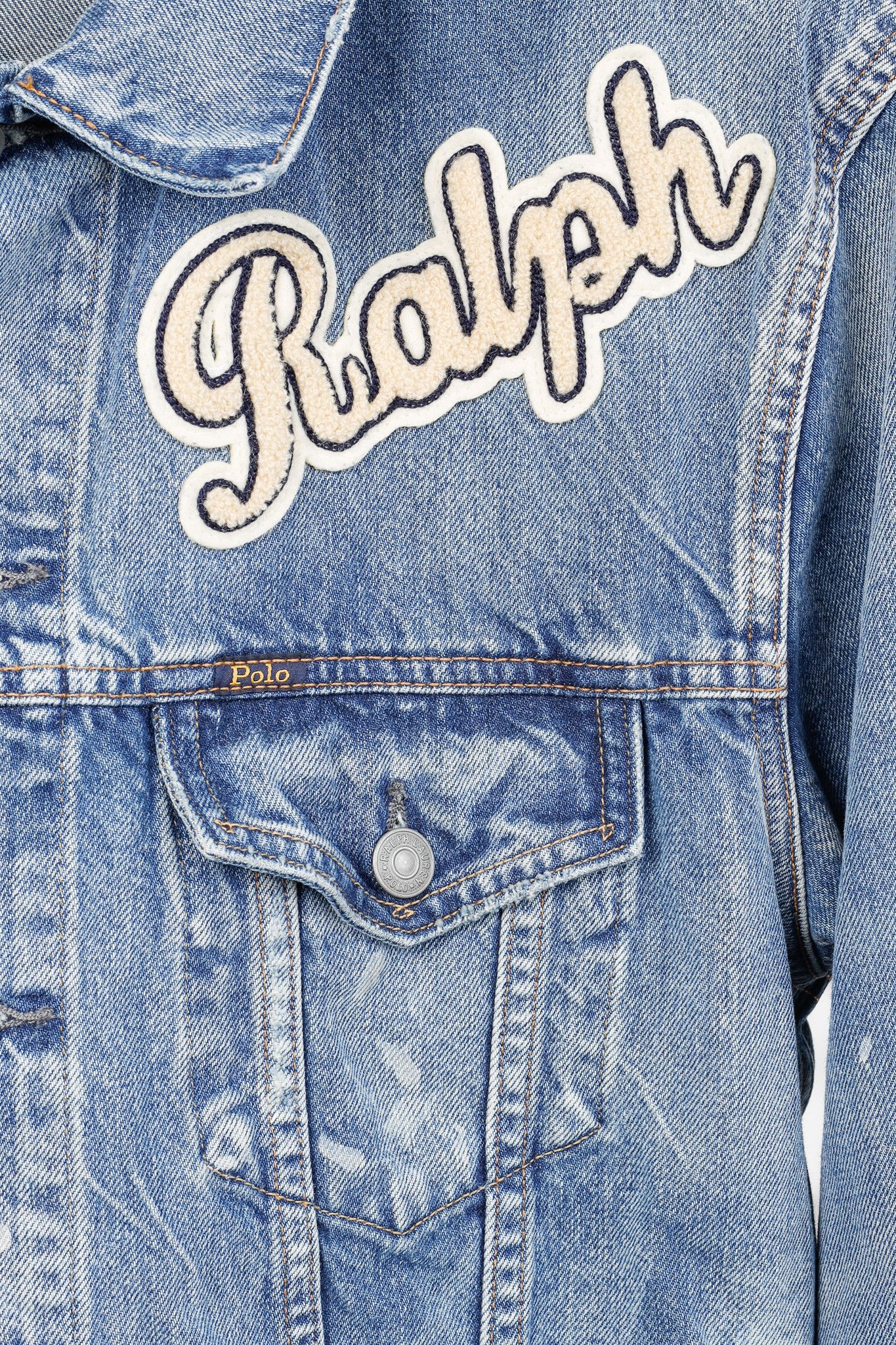 Denim & Supply Ralph Lauren × Polo Ralph Lauren Polo Denim & Supply Ralph Lauren Distressed Patch Jacket Size US L / EU 52-54 / 3 - 6 Thumbnail