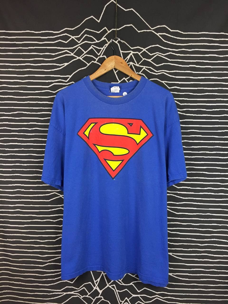 DC Comics × Vintage Vtg Y2K DC Comic Superman Logo Warner Bros Comic Movie Tee Size US XXL / EU 58 / 5 - 2 Thumbnail