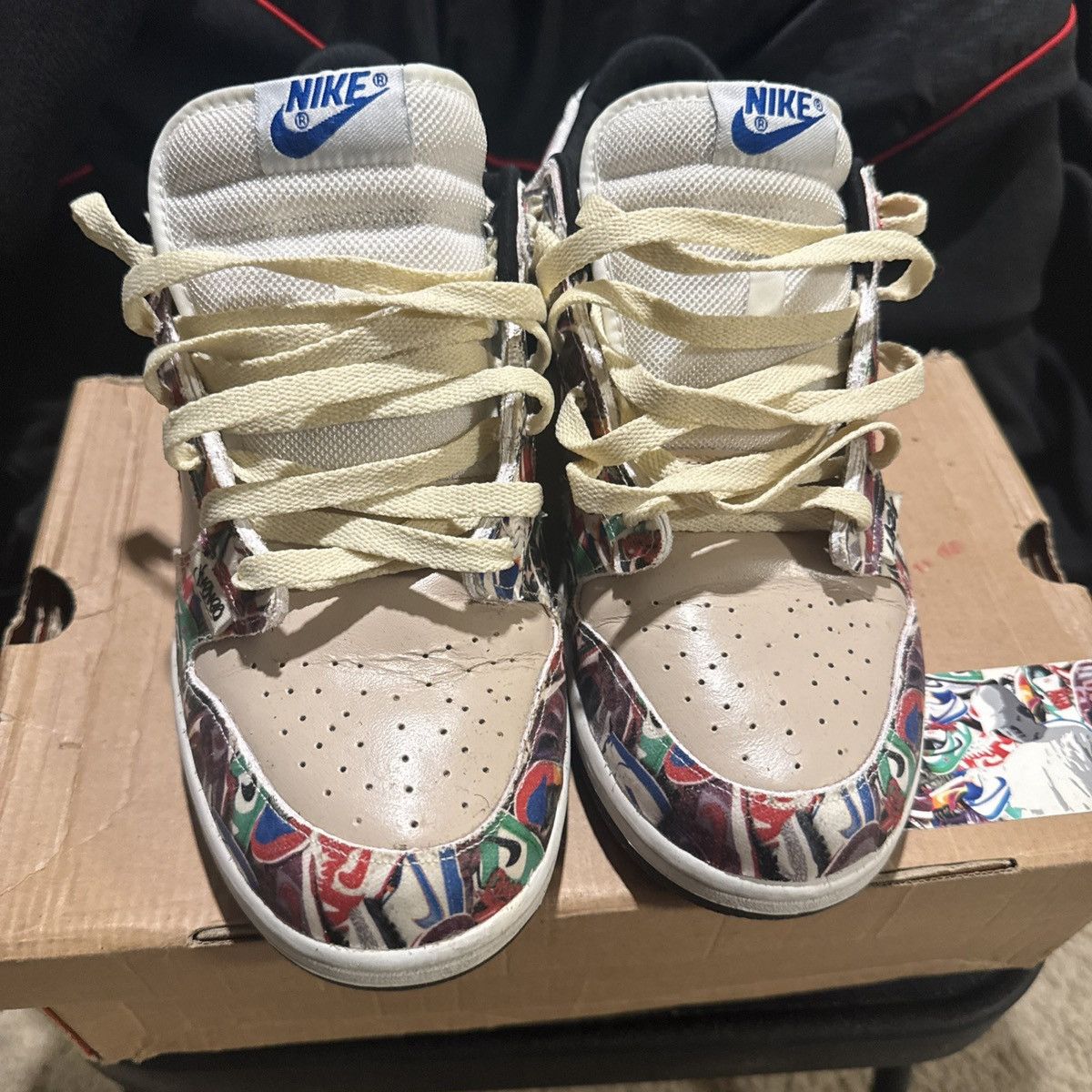 Nike Dunk Custom Paris 1/1 Size US 9 / EU 42 - 3 Thumbnail