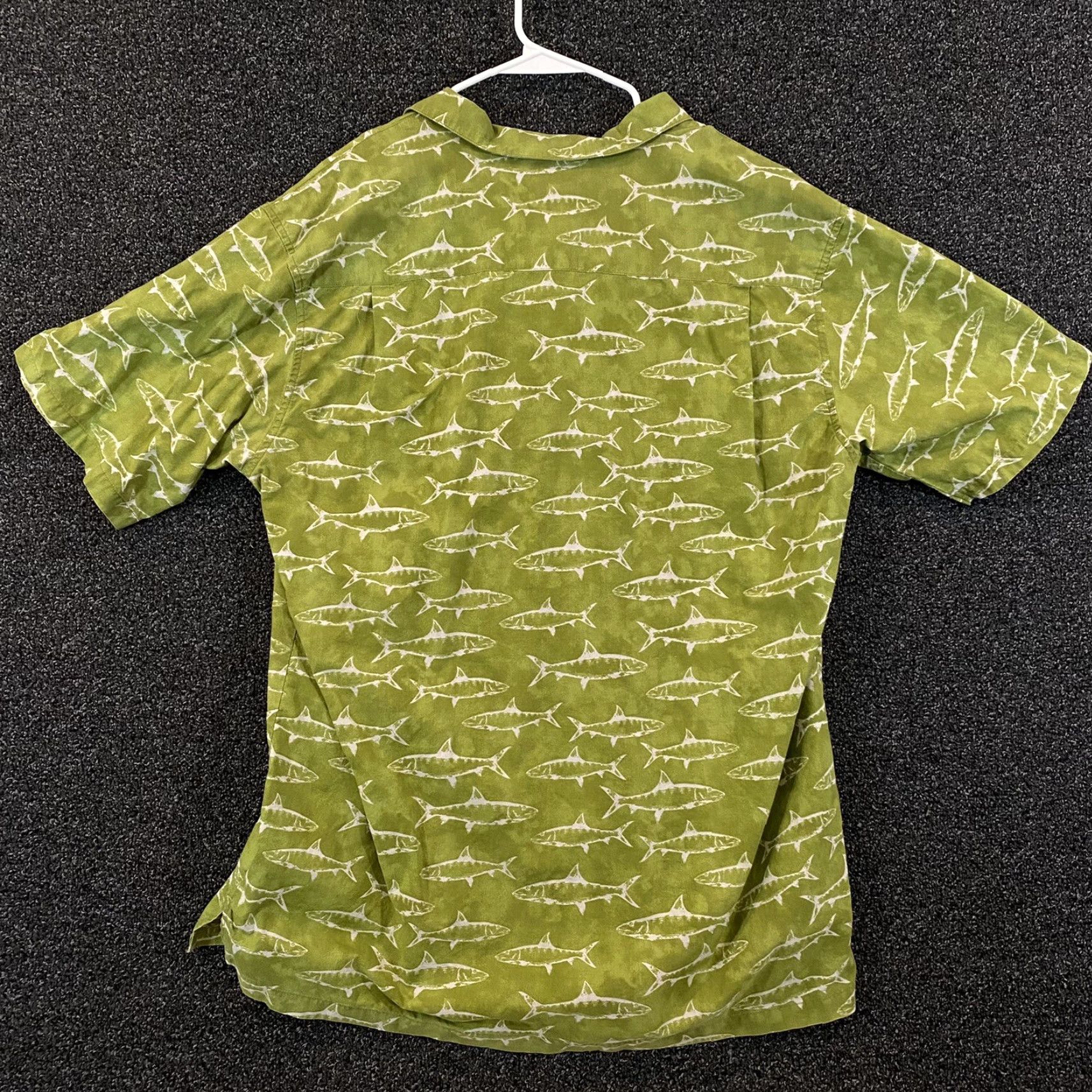Vintage COLUMBIA Shirt Men 2XL Green Tuna Salmon Bass Button Up Short Sleeve Fish Button-Down Shirt 2XL Men Green Columbia Size US XXL / EU 58 / 5 - 7 Thumbnail