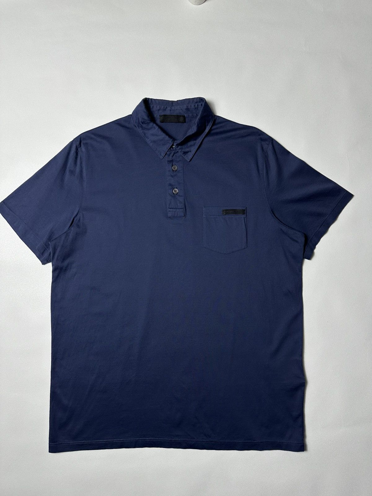 Prada Prada polo legit size L fits M mens mint 🤌🏼 Size US L / EU 52-54 / 3 - 1 Thumbnail