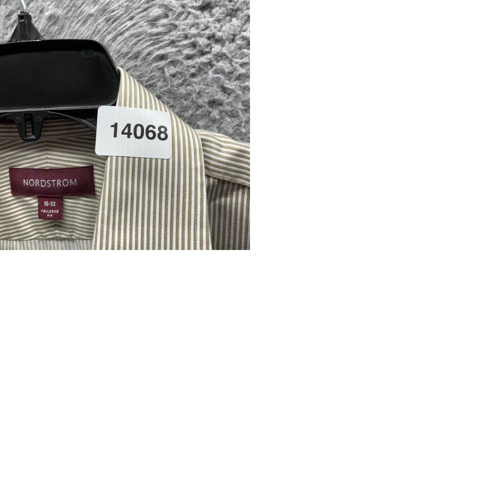 Nordstrom Nordstrom Shirt Adult 16 XL Brown White Casual Cotton Mens Button Up Size US L / EU 52-54 / 3 - 9 Thumbnail