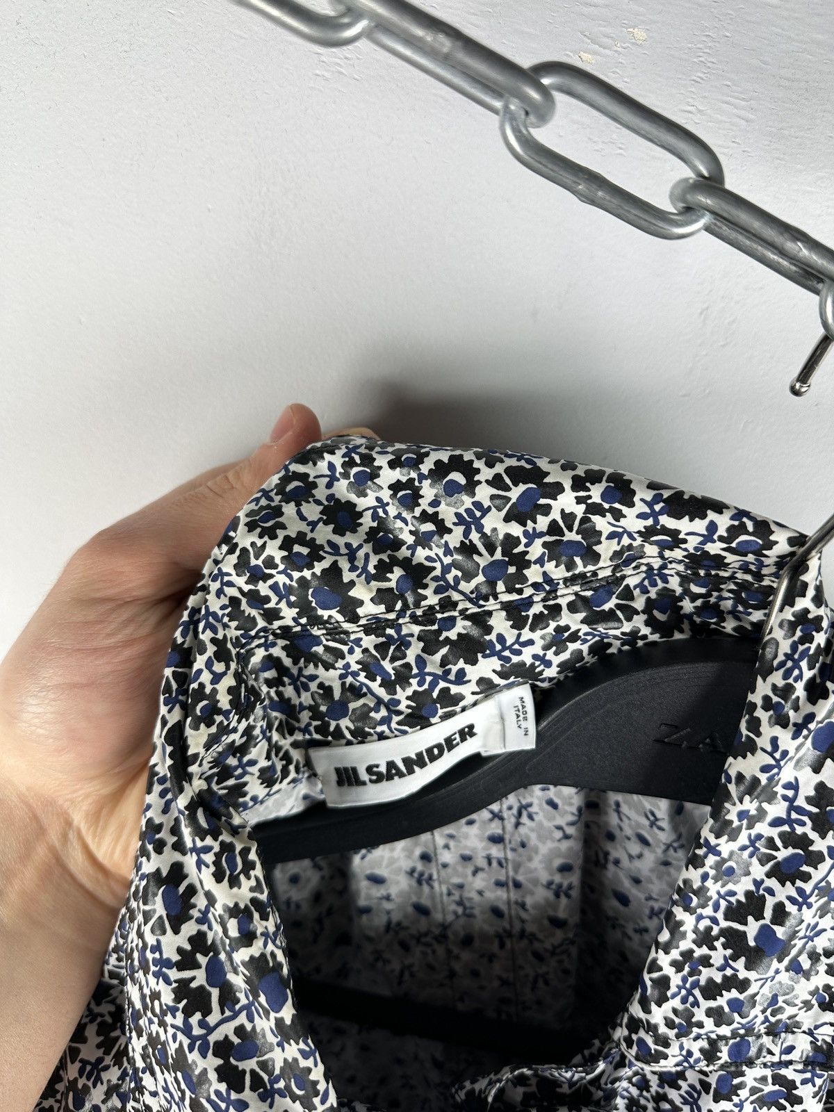 Jil Sander × Vintage Jil Sander Floral Print Trench Coat Jacket Size L / US 10 / IT 46 - 15 Thumbnail