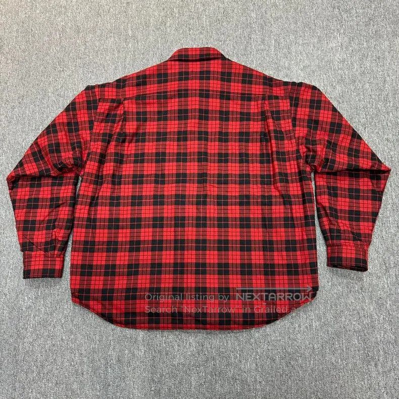 Balenciaga Balenciaga Red Black Plaid Cotton Coat. Size US L / EU 52-54 / 3 - 2 Thumbnail