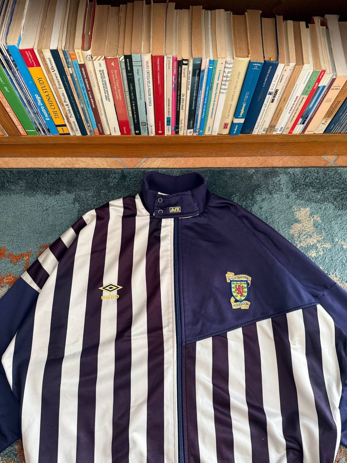 Umbro 1988-90 Scotland Umbro Track Jacket Size US M / EU 48-50 / 2 - 2 Thumbnail