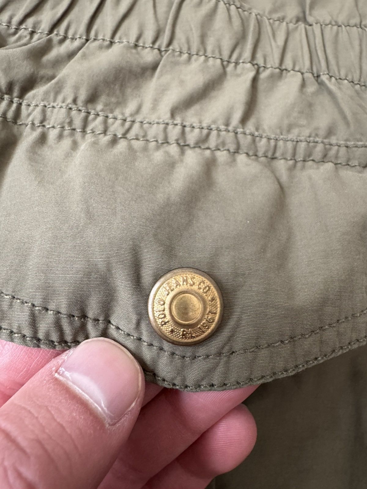 Other Vintage Polo Ralph Lauren Khaki Military Parka Jacket Size XL / US 12-14 / IT 48-50 - 4 Thumbnail