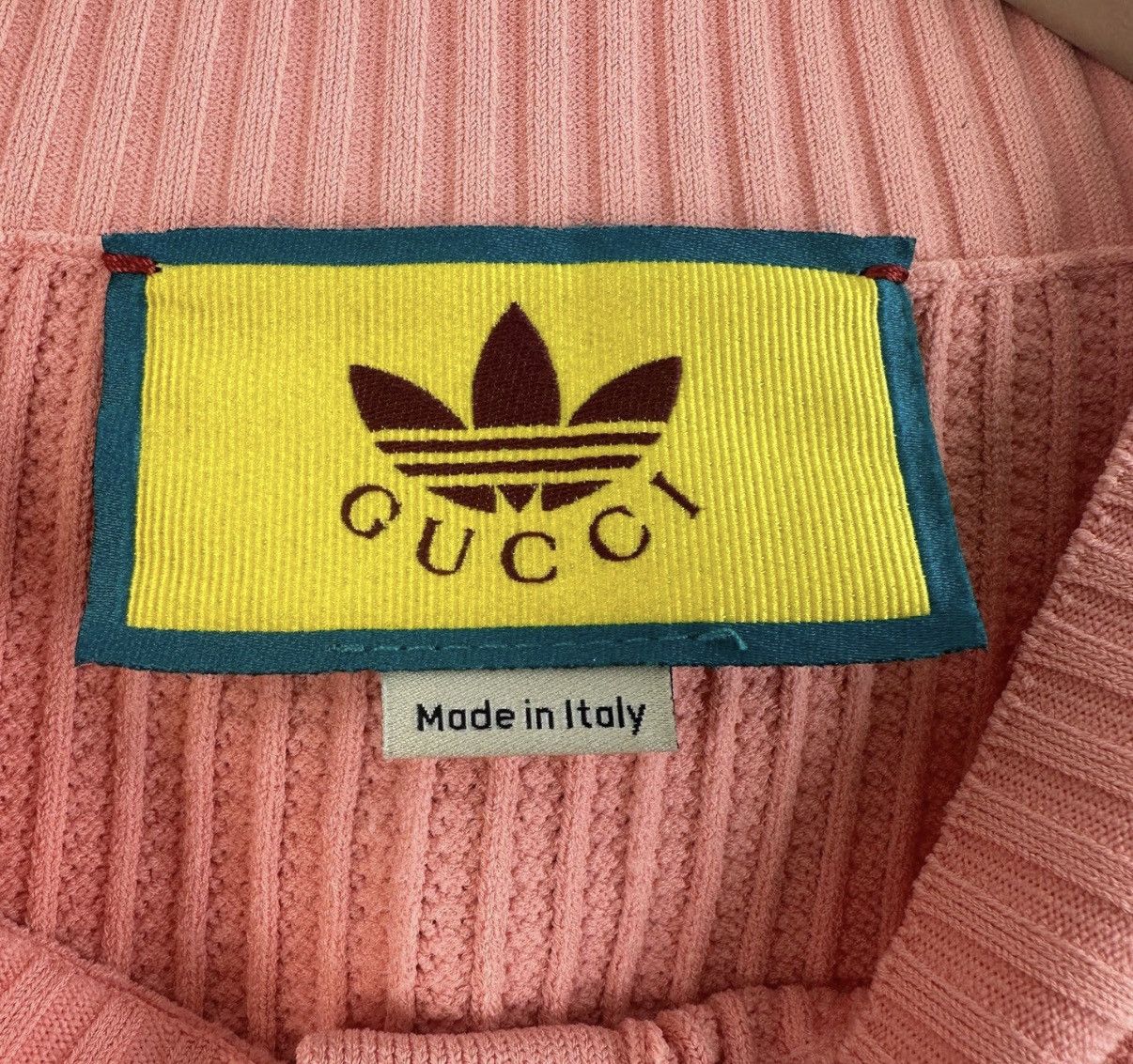 Gucci GUCCI x Adidas Women's Pink Clover Joint Knitwear K12 Size XS / US 0-2 / IT 36-38 - 4 Thumbnail