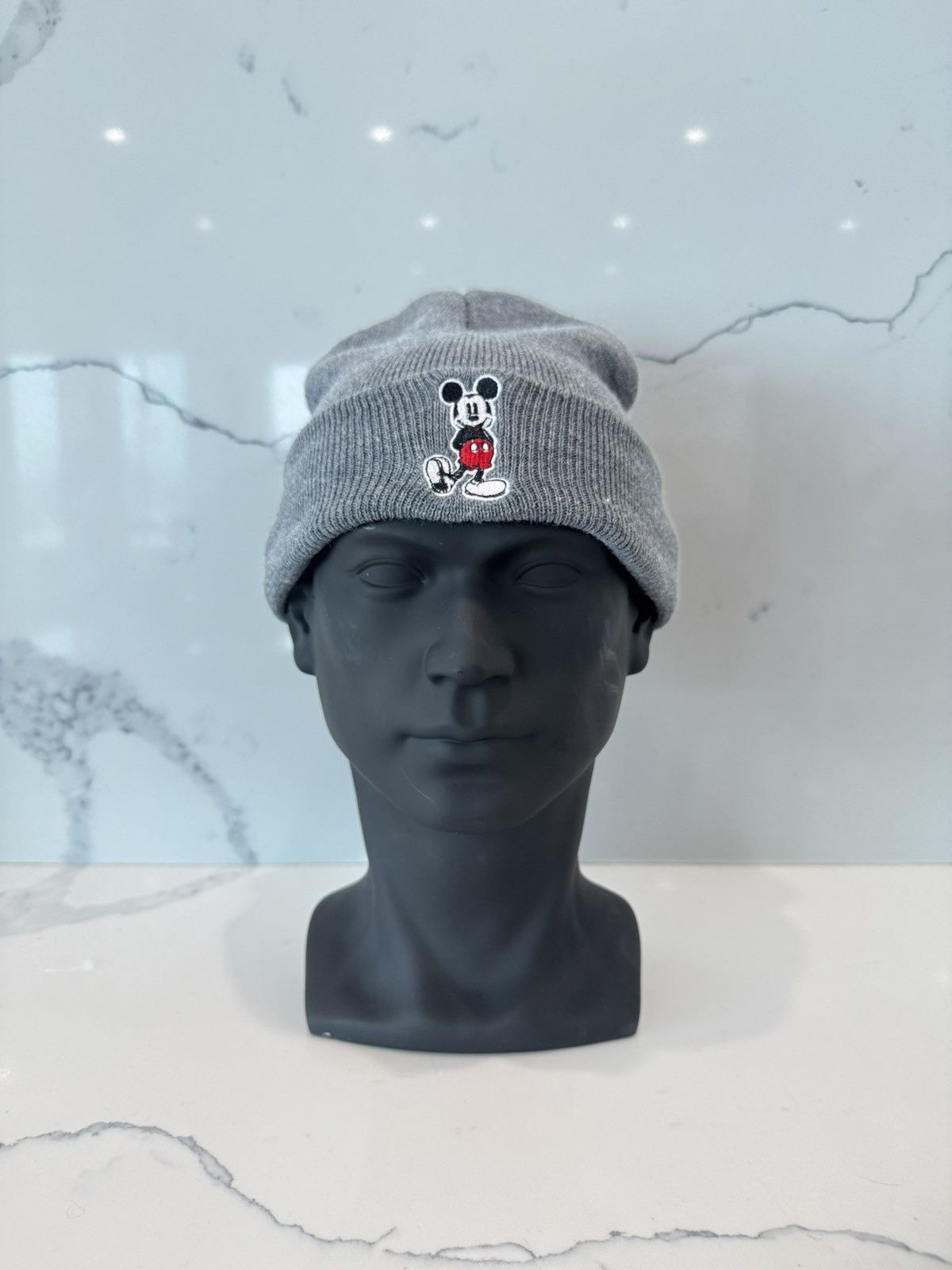 Disney Disney Mickey Mouse Beanie Hat Unisex Gray Size ONE SIZE - 1 Thumbnail