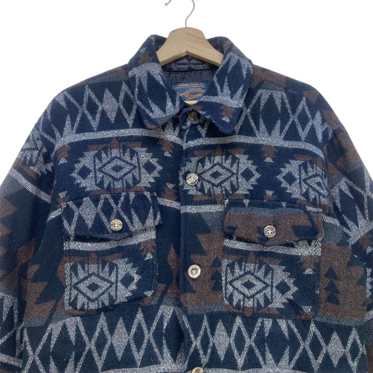 Japanese Brand Vintage Japanese Brand Jungle Storm Native Fleece Jacket Size US S / EU 44-46 / 1 - 2 Thumbnail