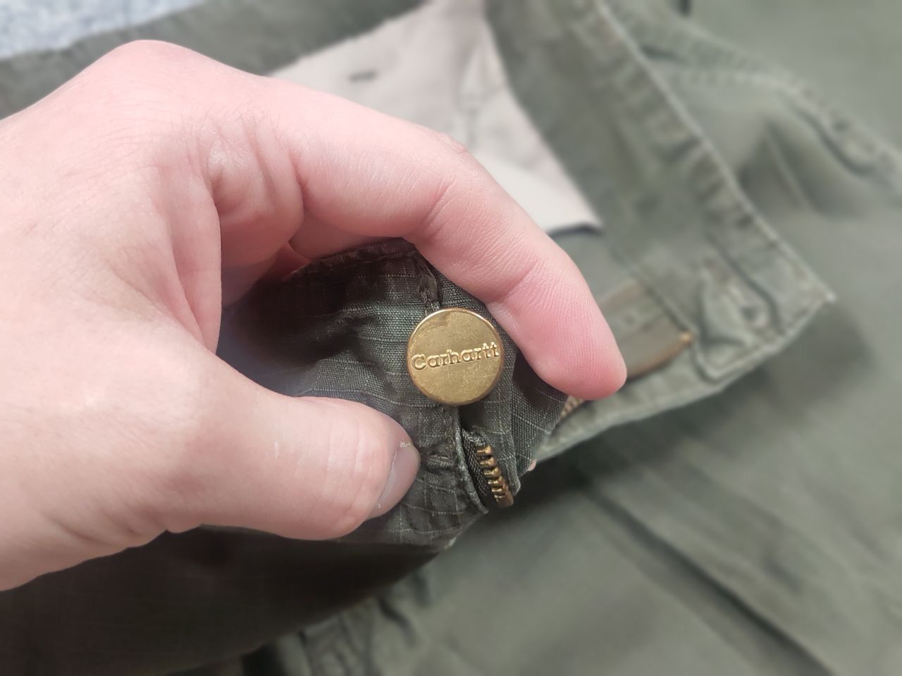 Carhartt Vintage 90's Carhartt Ripstop Cargo Baggy pants USA Style Size US 34 / EU 50 - 16 Thumbnail