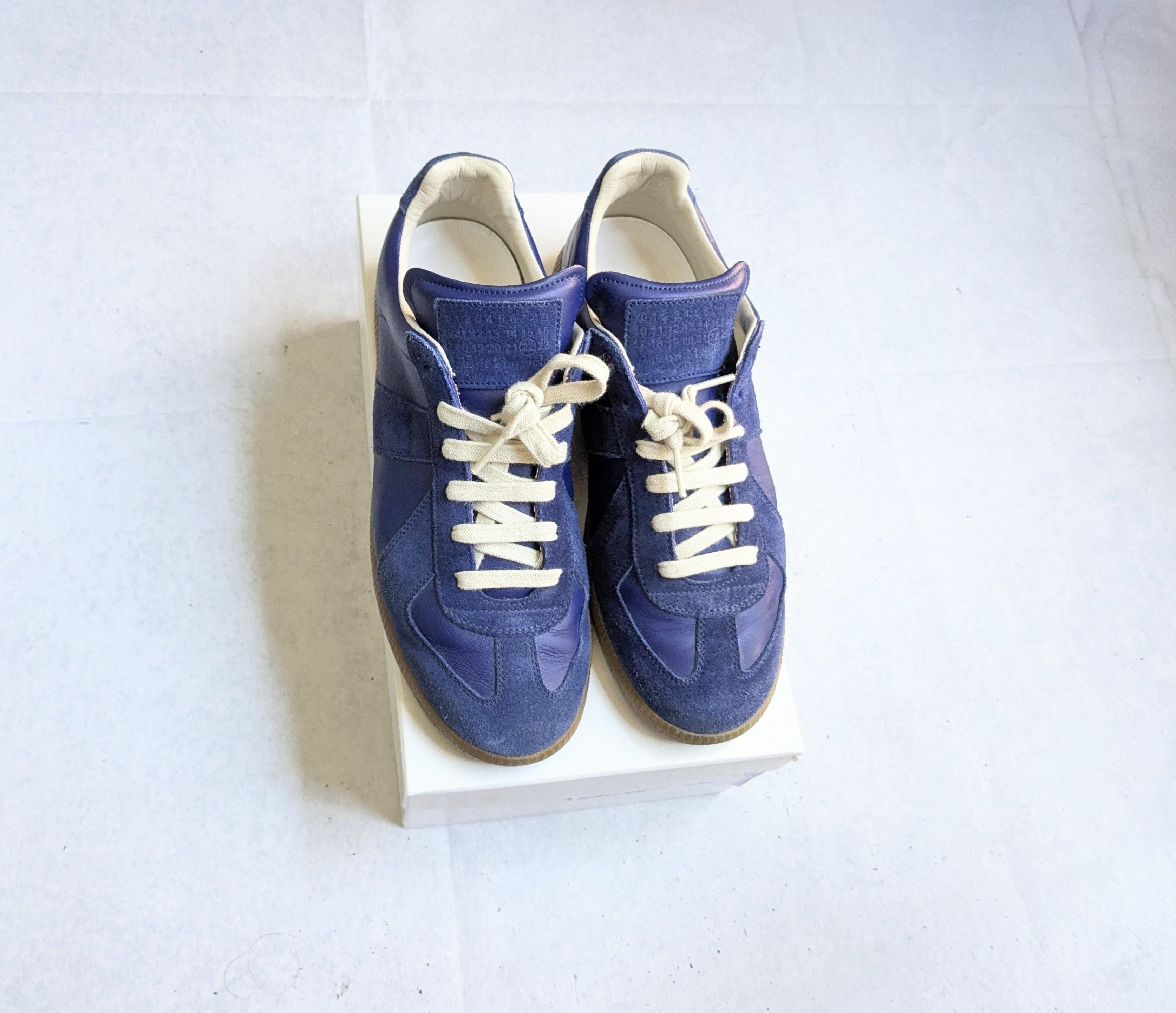 Maison Margiela Maison Margiela GAT Replica Blue 8 41 Gum Low Tops Size US 8 / EU 41 - 1 Thumbnail