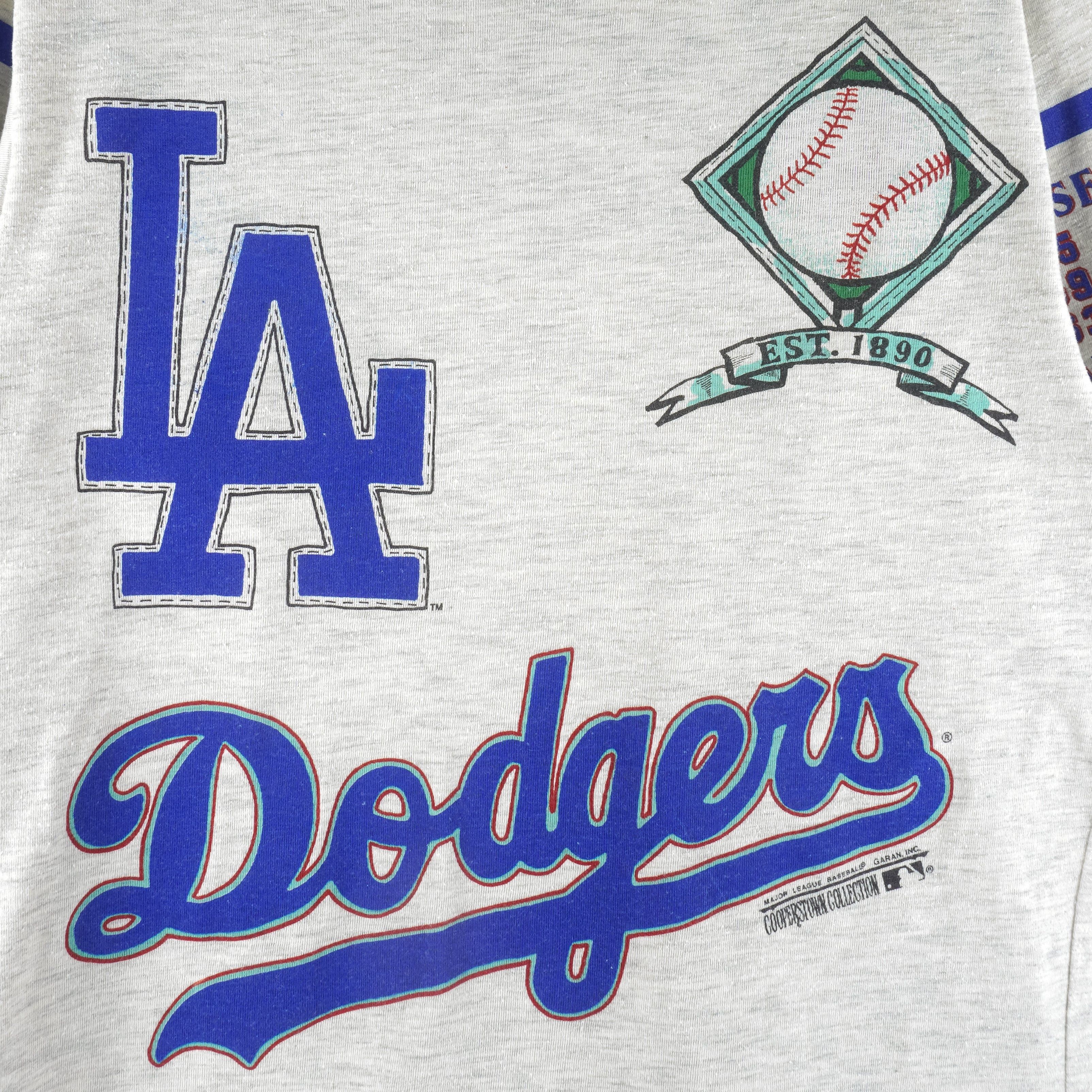 MLB Long Gone - Los Angeles Dodgers T-Shirt 1990s Size US L / EU 52-54 / 3 - 3 Thumbnail