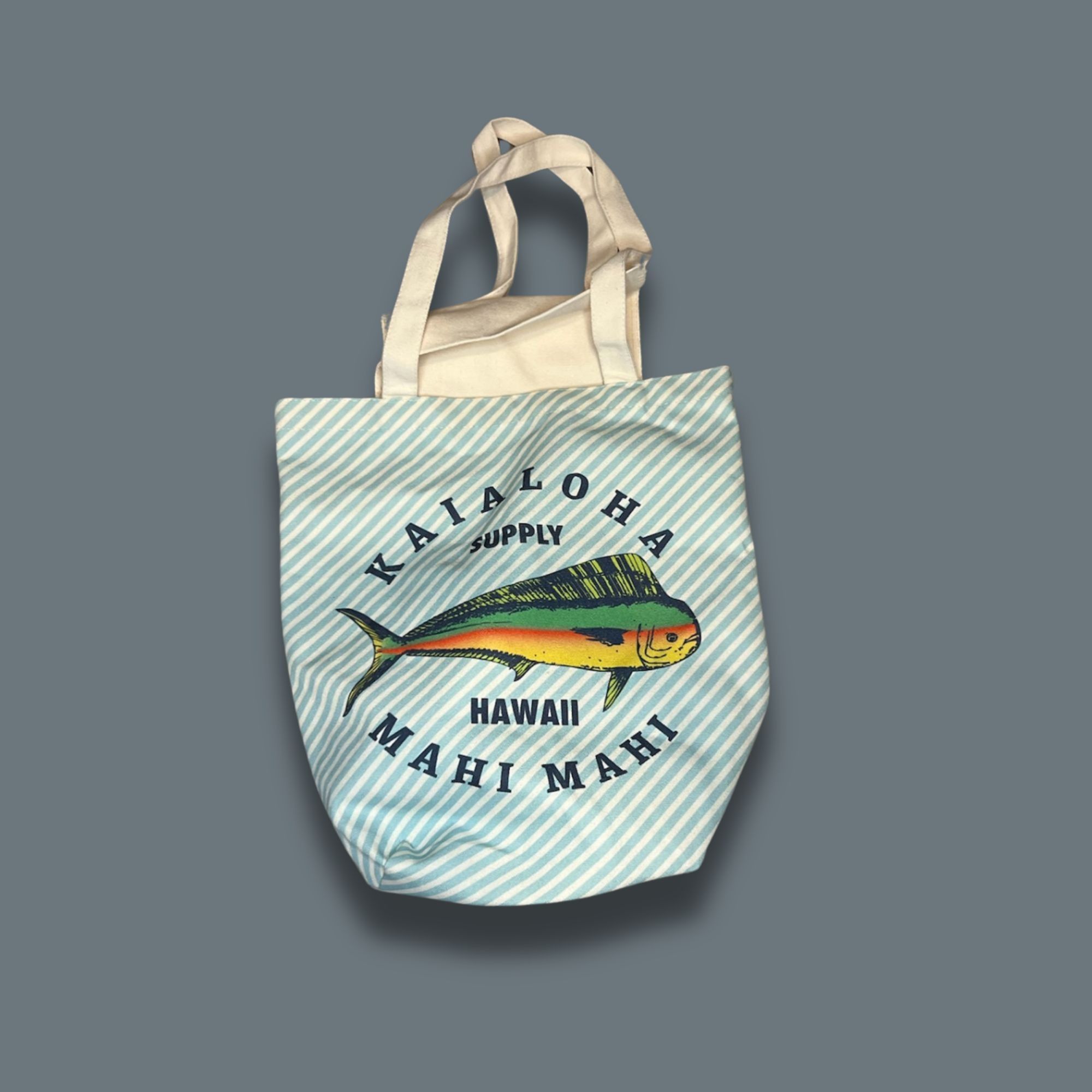 Other Kaialoha Supply Mahi Mahi Tote Bag With Striped Design & Dur Size ONE SIZE - 3 Thumbnail