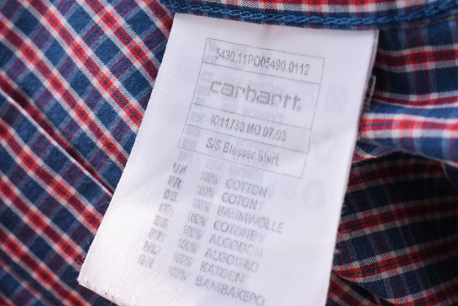 Carhartt Carhartt Rugged Outdoor Wear Plaid Short Sleeve Casual Shirt Size US M / EU 48-50 / 2 - 5 Thumbnail