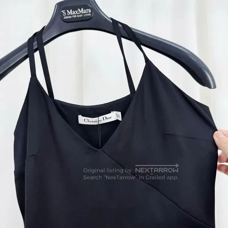 Dior Dior Black Silk Sleeveless Summer Top . Size XS / US 0-2 / IT 36-38 - 3 Thumbnail