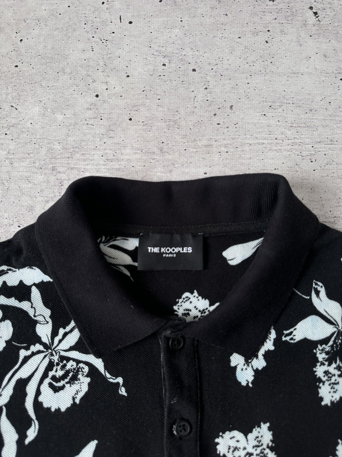 The Kooples The Kooples Paris Orchid Floral Paisley Print Polo Shirt S Size US S / EU 44-46 / 1 - 5 Thumbnail