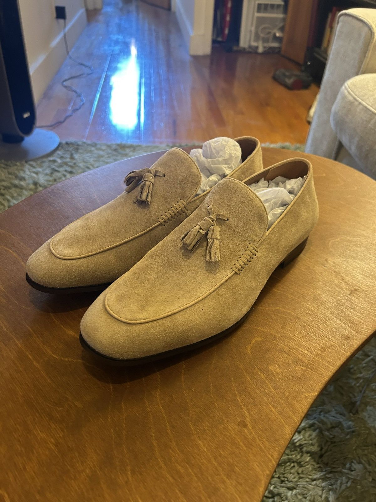 Steve Madden Steve Madden Ondre Sand Suede Loafer Size US 9.5 / EU 42-43 - 2 Thumbnail