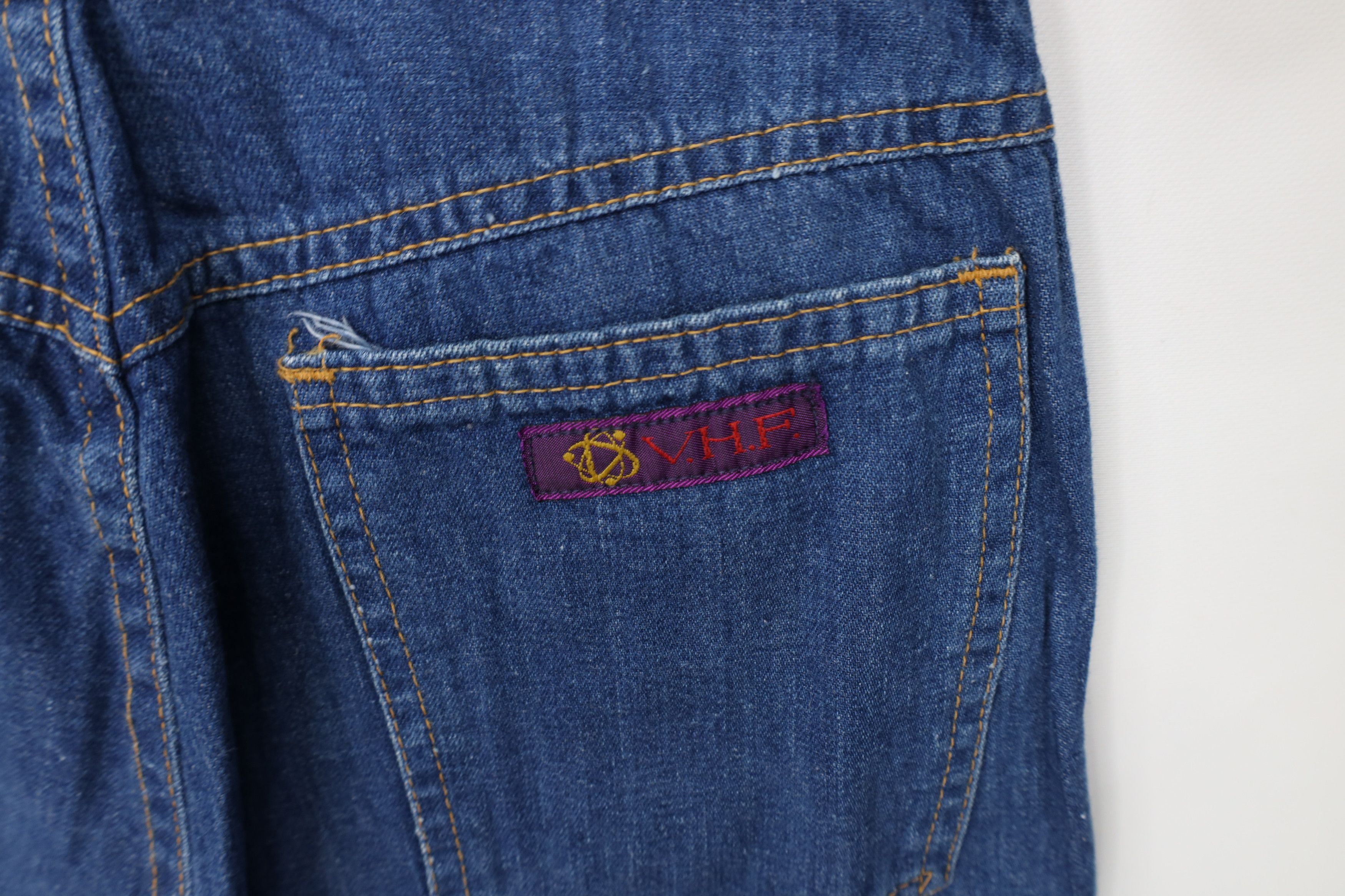 Vintage Vintage 70s Streetwear Straight Leg Denim Jeans USA Size 32" / US 10 / IT 46 - 13 Thumbnail