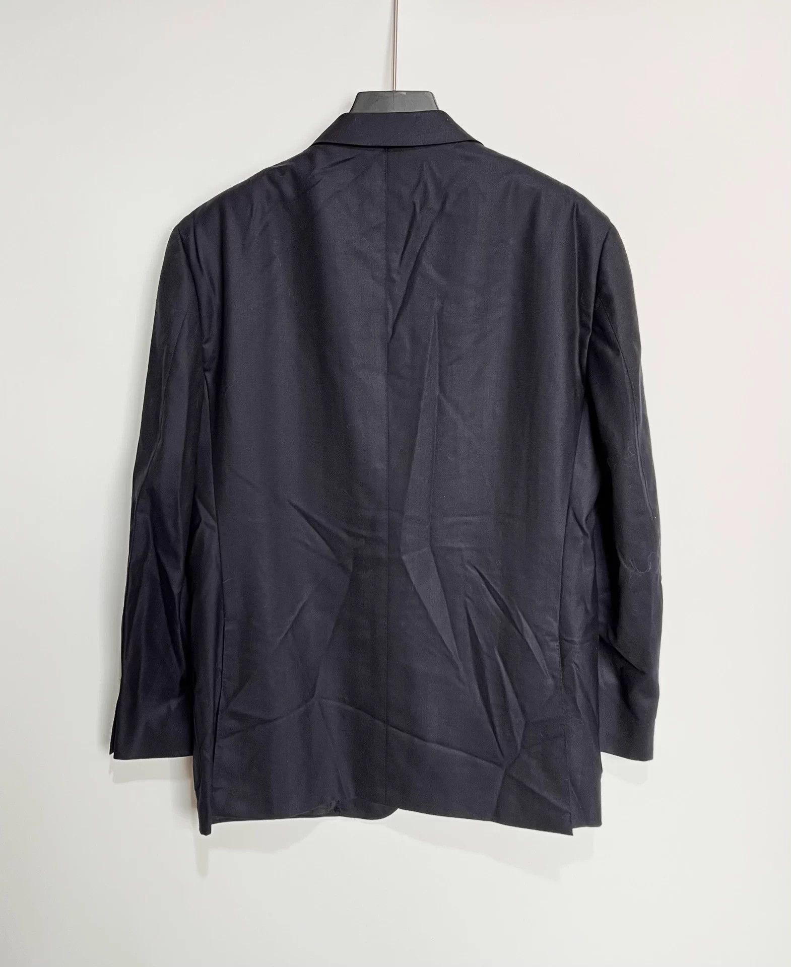 Ermenegildo Zegna Zegna Traveller Wool Blazer 54 Navy 95% New Size 54L - 3 Thumbnail