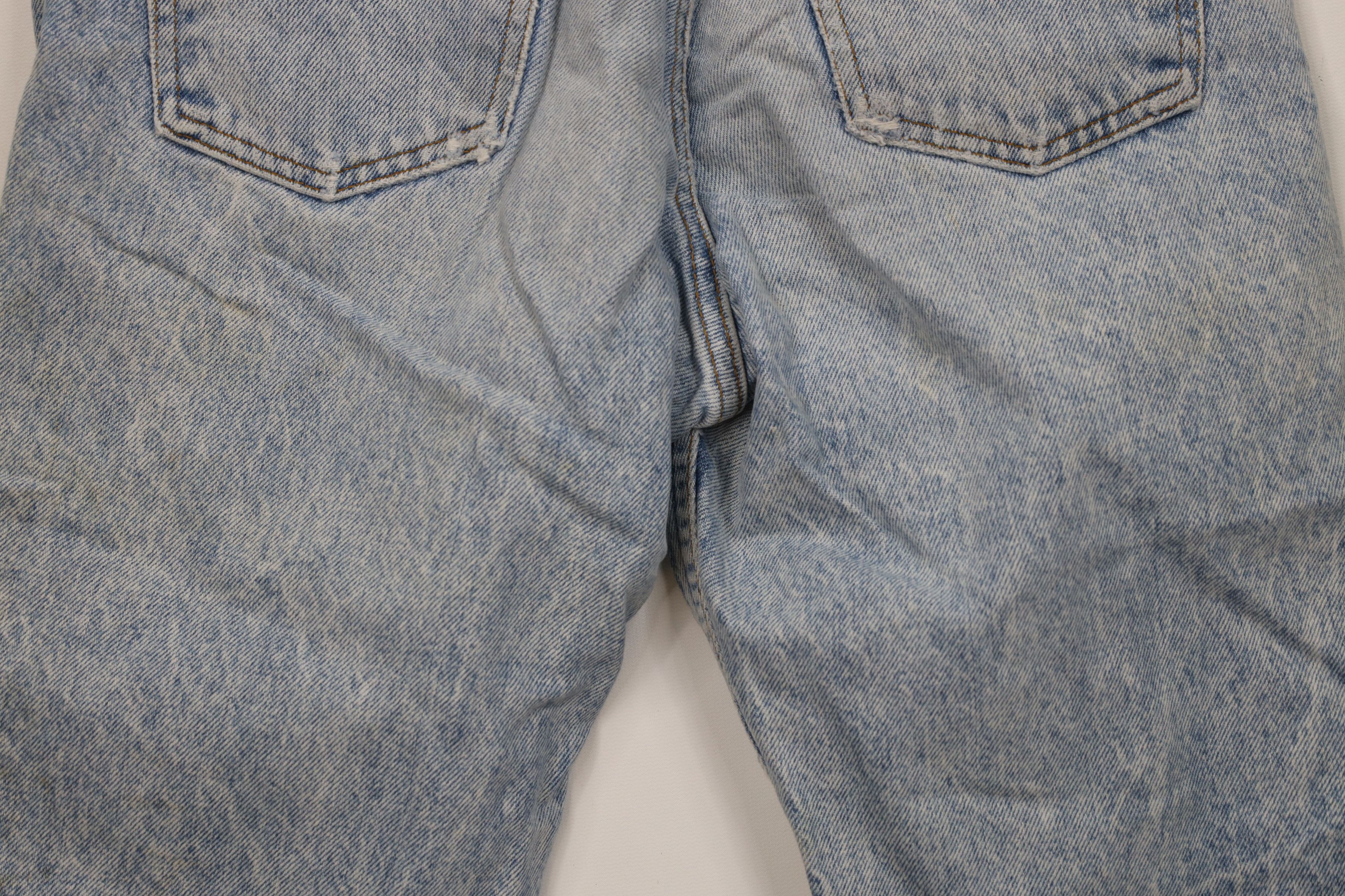 Levi's Vintage 80s Levis 505 Orange Tab Acid Wash Denim Shorts USA Size US 31 - 14 Thumbnail