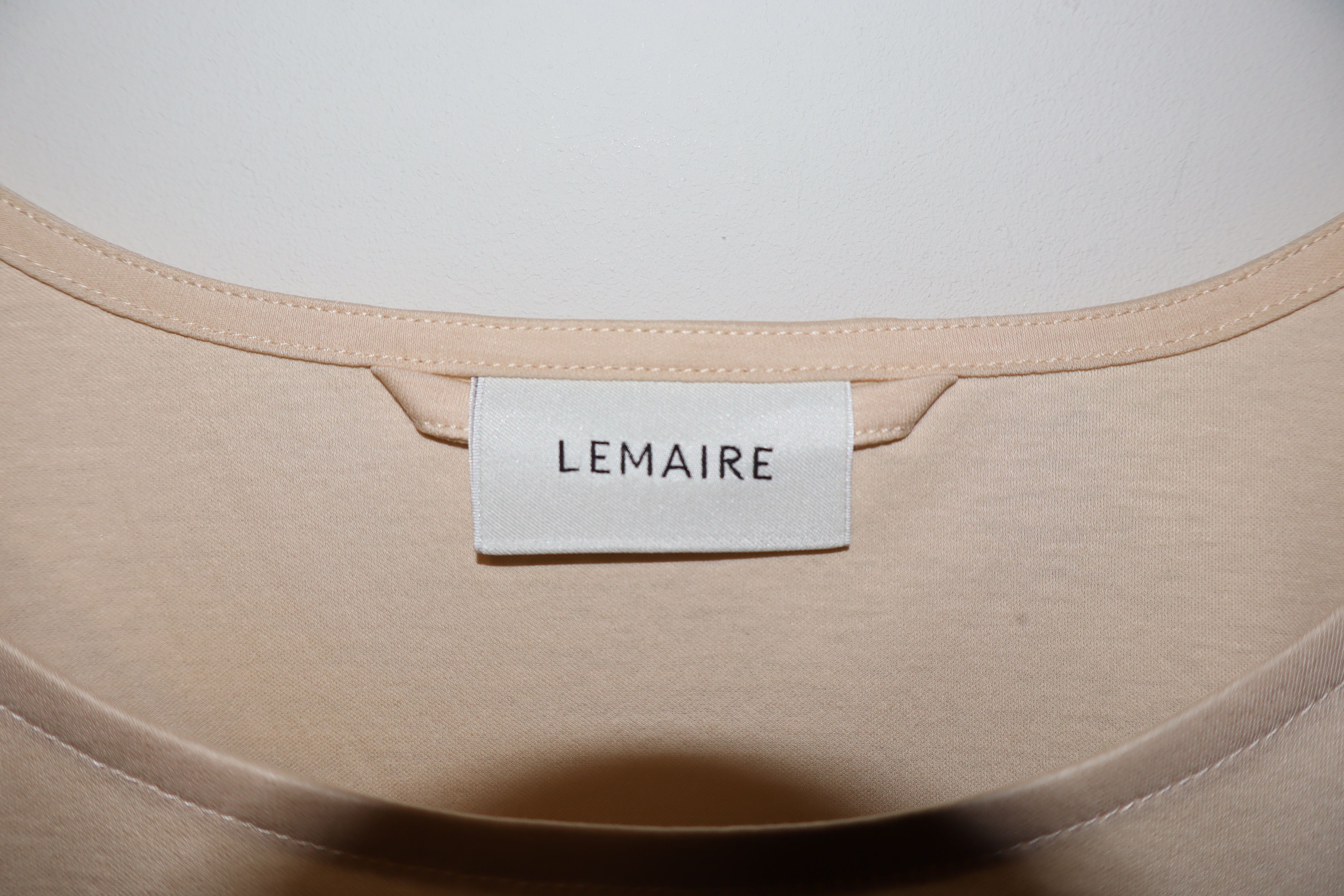 Lemaire Wooven cotton t-shirt Size XS / US 0-2 / IT 36-38 - 3 Thumbnail