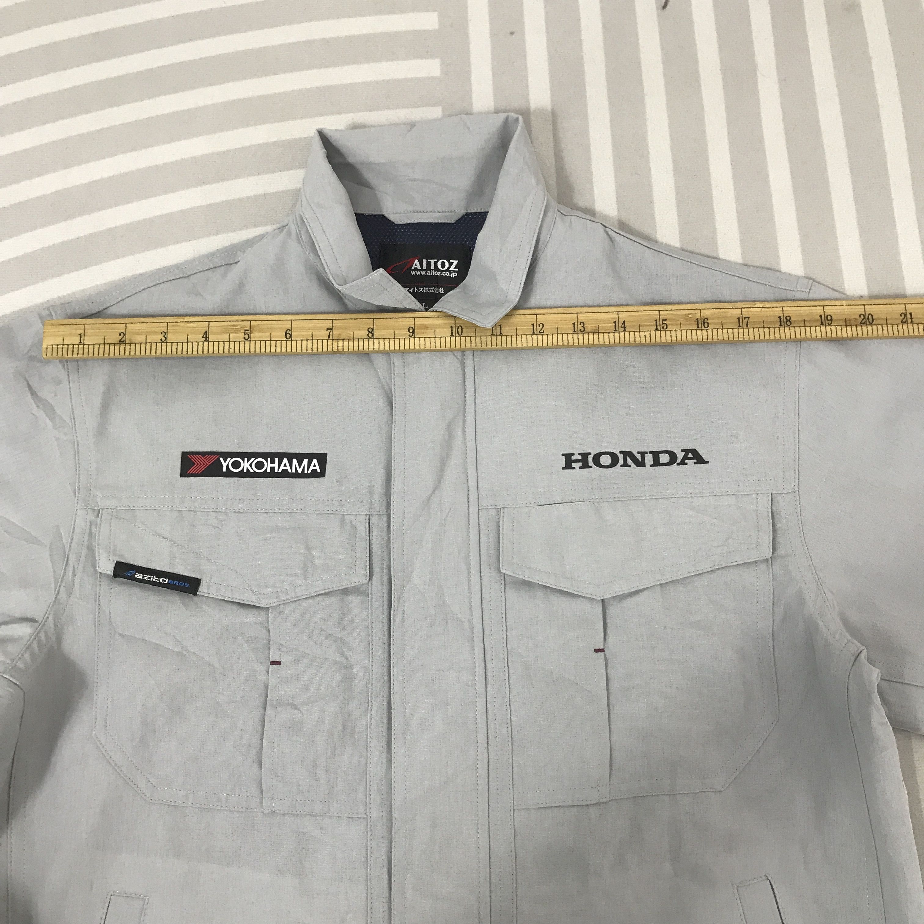 Honda Vtg Honda x Tokohama Racing motorsport custom japan Jacket Size US L / EU 52-54 / 3 - 6 Thumbnail