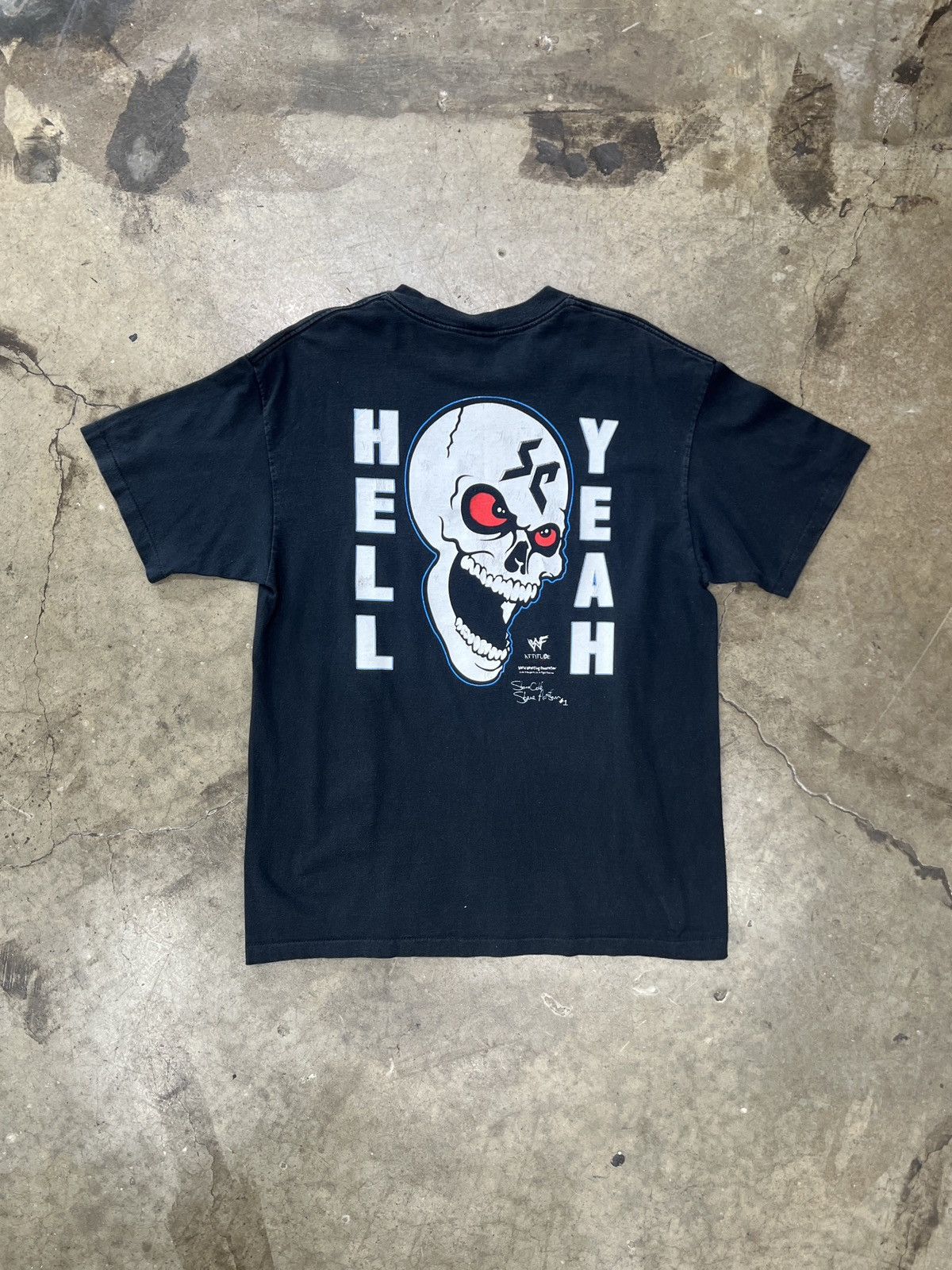 WWE Vintage 2002 What Stone Cold Skull Wrestling WWE Tee XXL Size US XXL / EU 58 / 5 - 2 Thumbnail