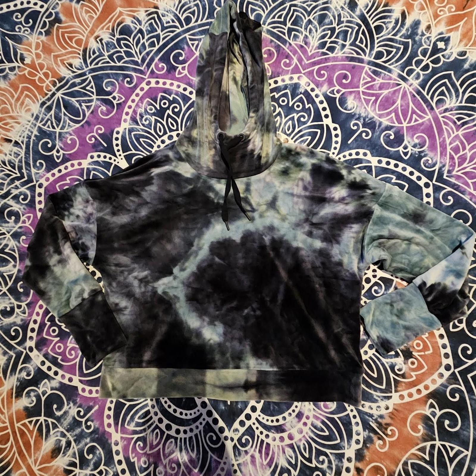 Designer Women's Tie-Dye Cozie by Pink Rose Sweatshirt Size M / US 6-8 / IT 42-44 - 1 Thumbnail