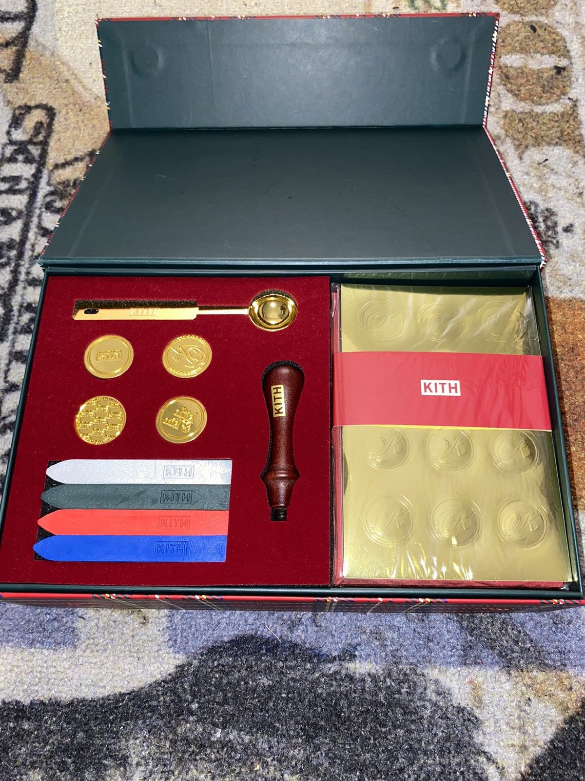 image of Kith Kithmas Hot Wax Stamp Set, Men's