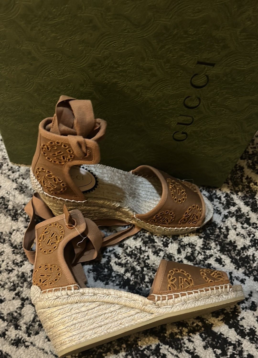 Gucci Gucci Interlocking G One Strap Sandal Espadrille Size US 6.5 / IT 36.5 - 5 Thumbnail