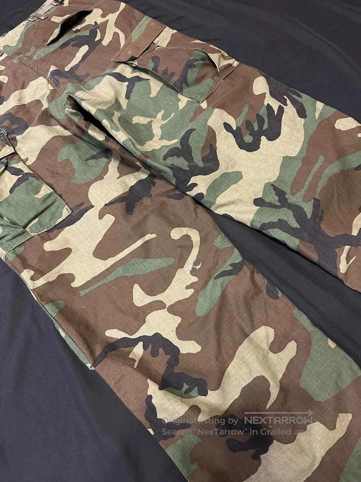 Vintage Vintage 80s M65 Camo Cargo Pants. Size US 28 / EU 44 - 8 Thumbnail