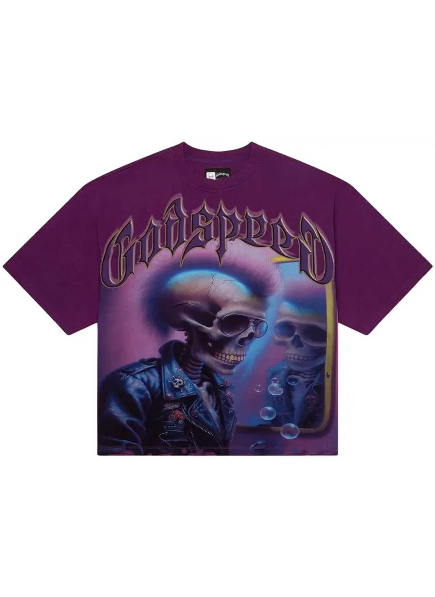 Godspeed Man in the Mirror Tee Plum Wash Size US XS / EU 42 / 0 - 1 Preview