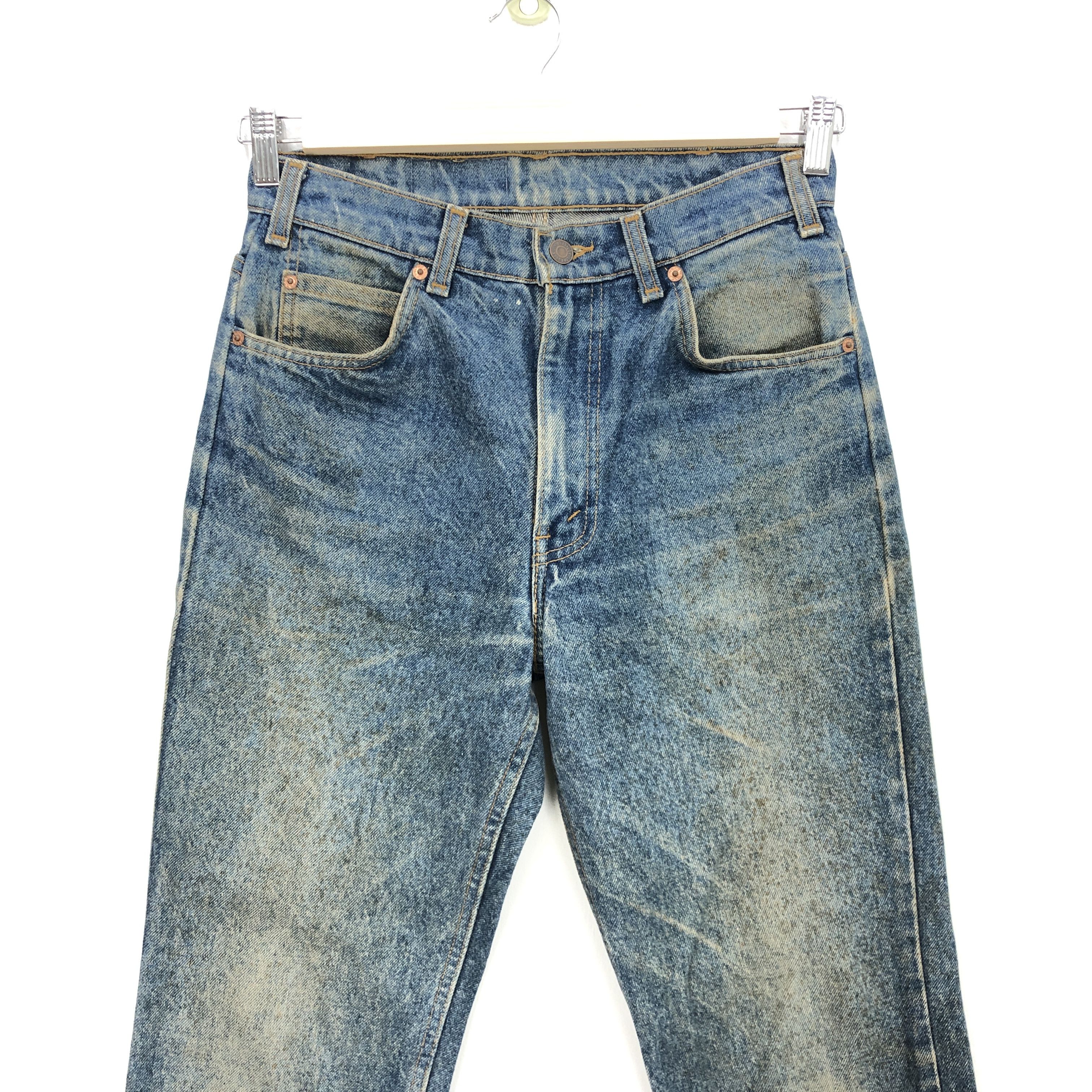 Levi's Vintage Levis Dirty Wash Jeans Levi's 619 Stonewash Denim Size 28" / US 6 / IT 42 - 3 Thumbnail