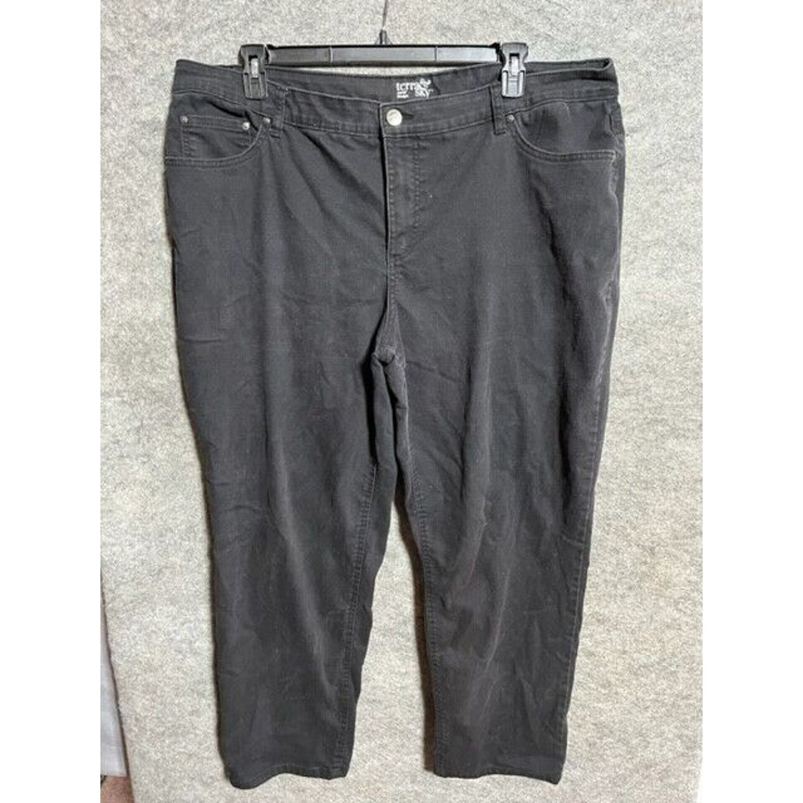 Other Terra & Sky Pants Womens 20W Plus Straight Stretch High Rise Size 42" / US 20 - 1 Thumbnail