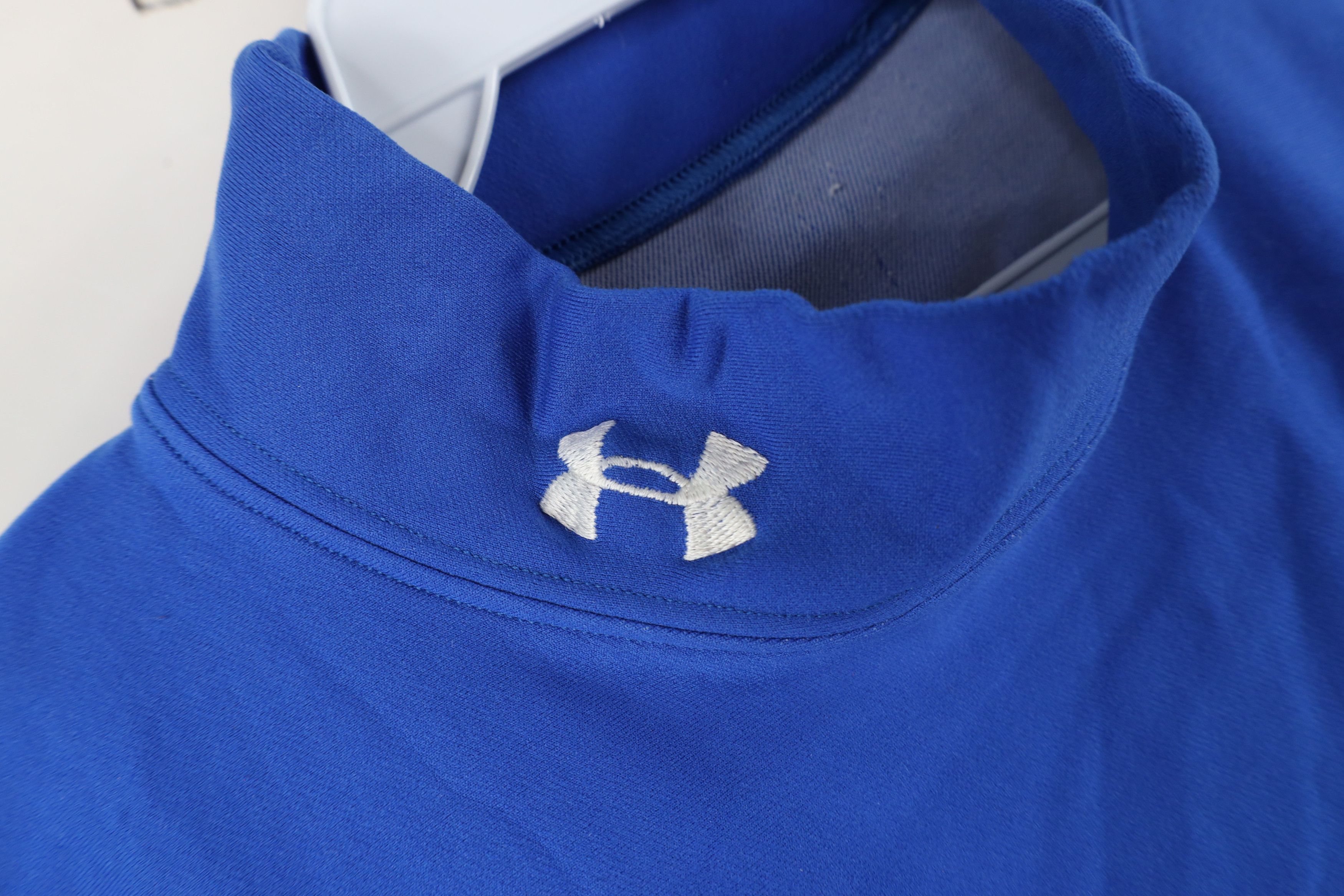 Under Armour × Vintage Under Armour Compression Mock Neck Long Sleeve T-Shirt Size US XL / EU 56 / 4 - 4 Thumbnail