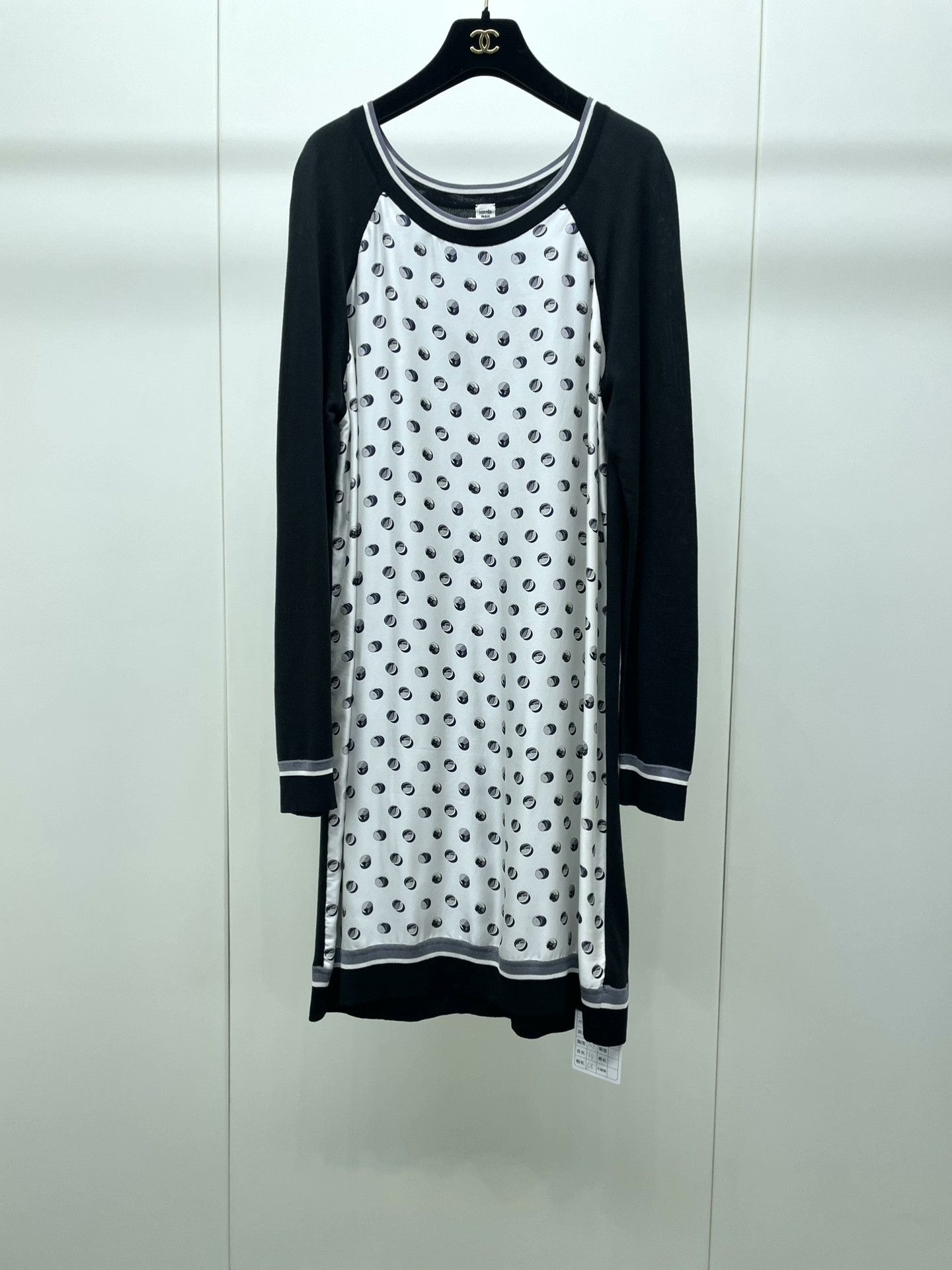 Hermes Hermes Polka Dot Color Block Knit Dress Size S / US 4 / IT 40 - 1 Thumbnail