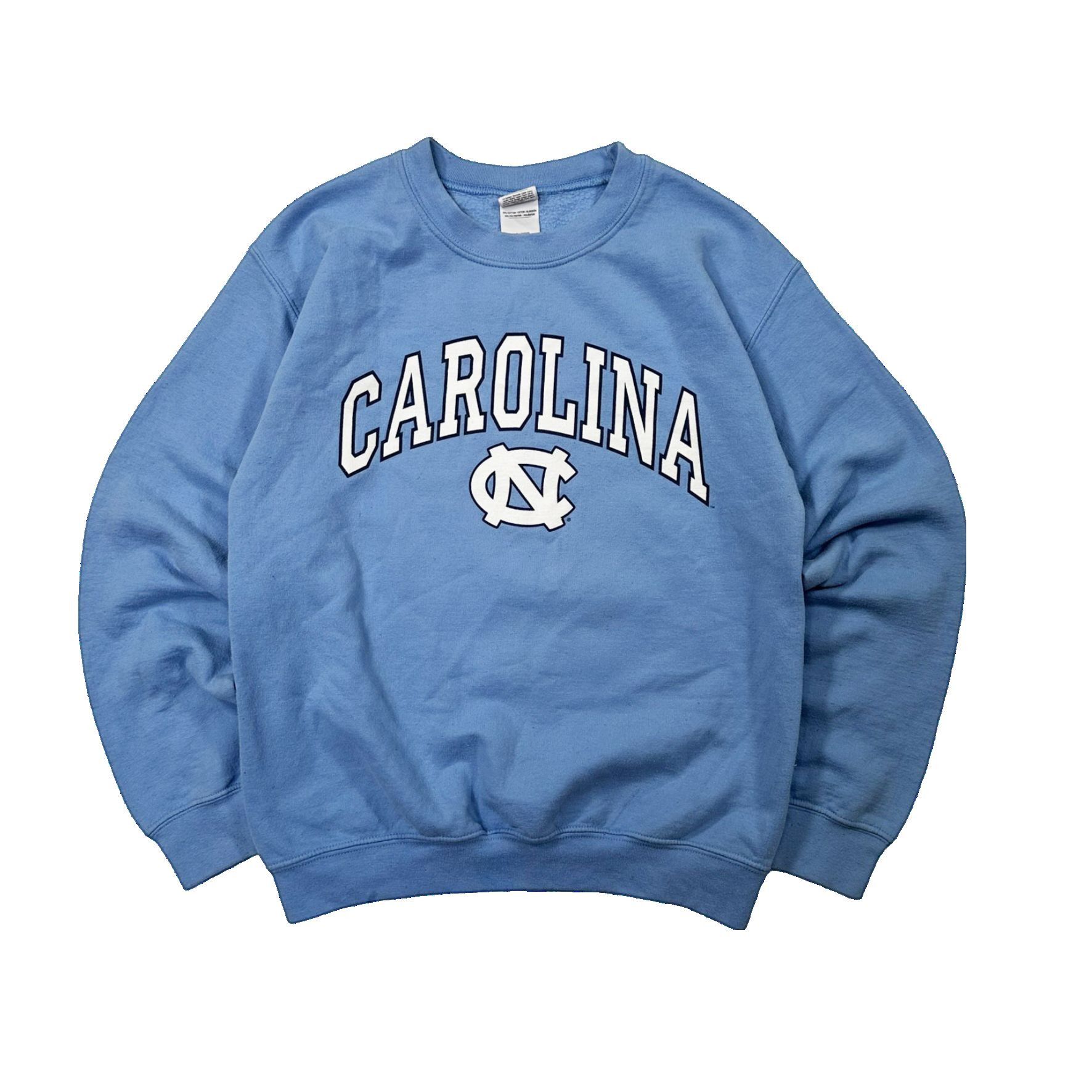 Vintage Vintage 00s Y2K Carolina Tar Heels Graphic Sweater Size US S / EU 44-46 / 1 - 1 Thumbnail