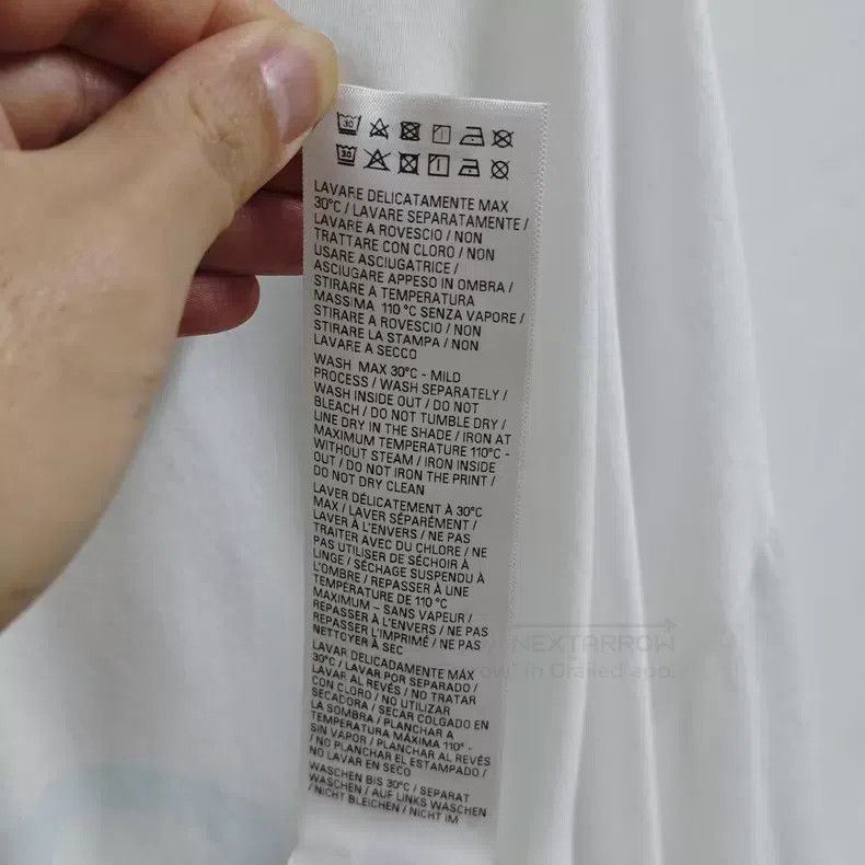 Balenciaga Balenciaga Distressed White Short Sleeve T-Shirt Size US M / EU 48-50 / 2 - 6 Thumbnail