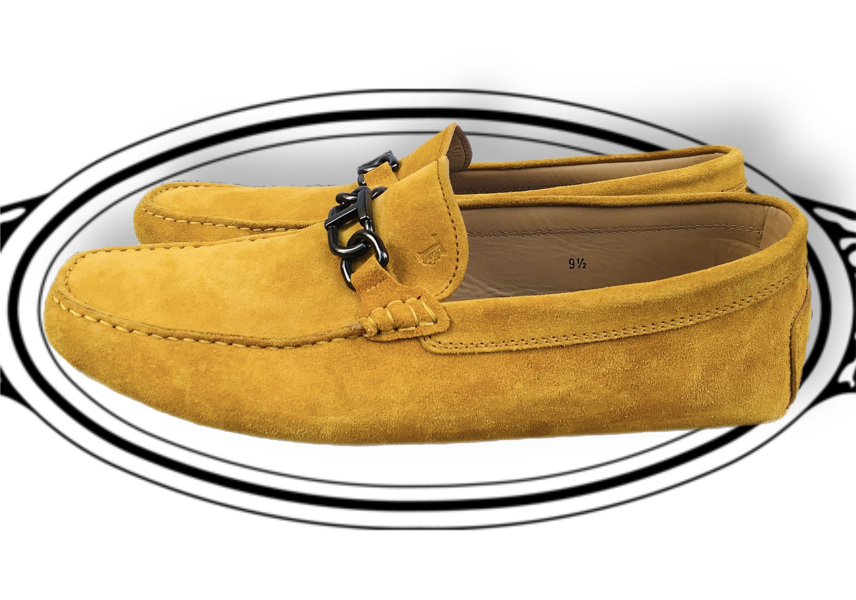 Tod's Tod's Gommino Men's Driving Shoes Loafers Suede Slip On Size US 10.5 / EU 43-44 - 2 Thumbnail
