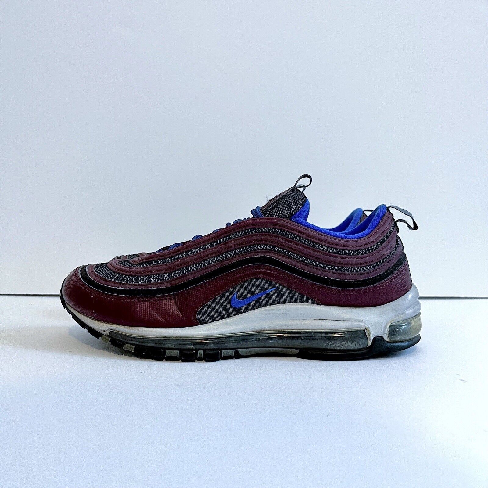 2018 Nike Air Max 97 Night Maroon Blue 921826 012 Rare Sz 10