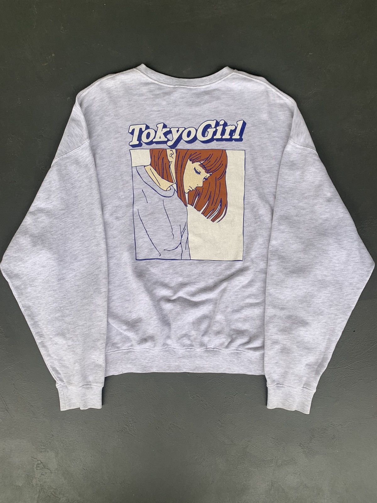 Anime × Japanese Brand Vintage Tokyo Girl Sweatshirt Size US XL / EU 56 / 4 - 1 Thumbnail